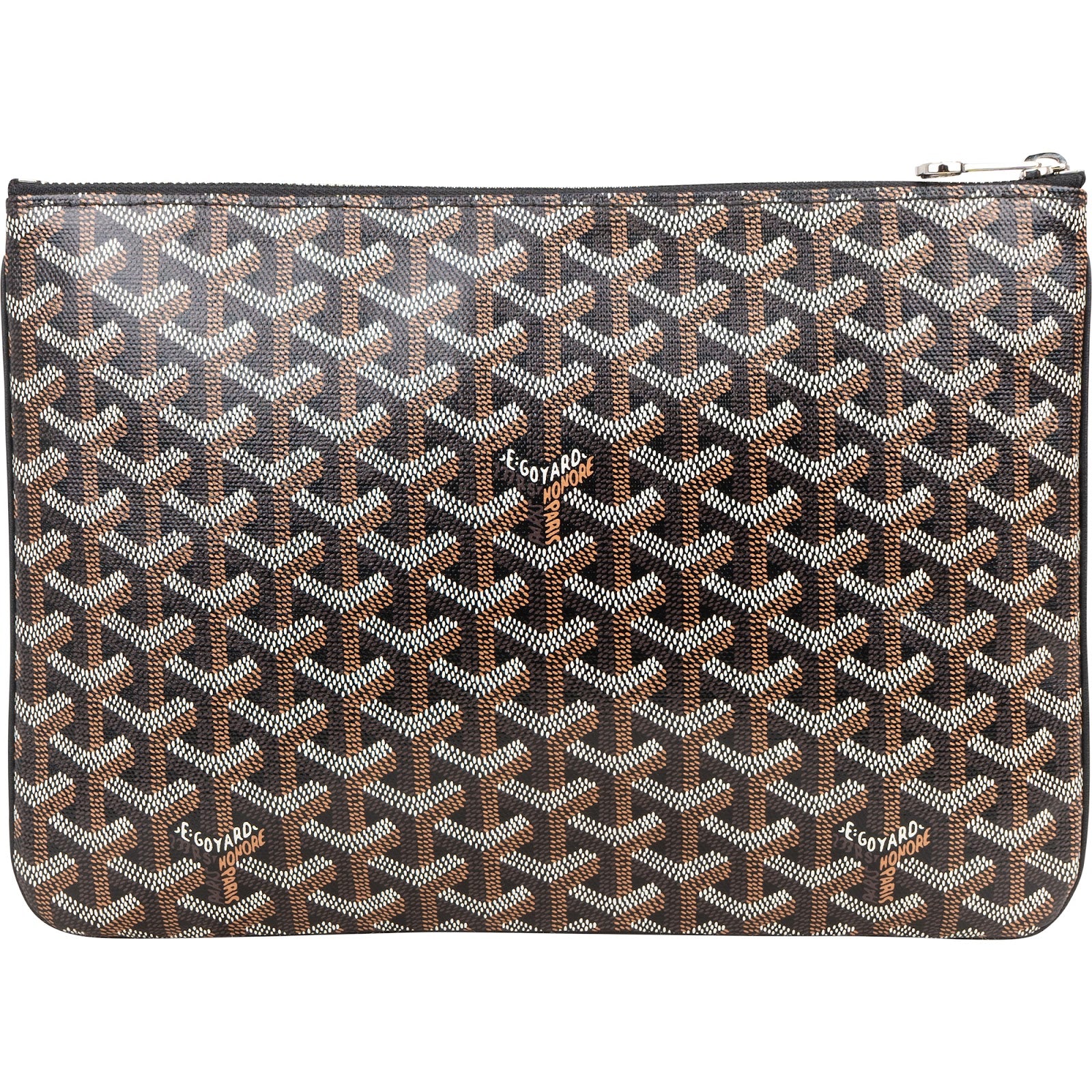 Goyard Goyardine Monogram Sénat MM Clutch