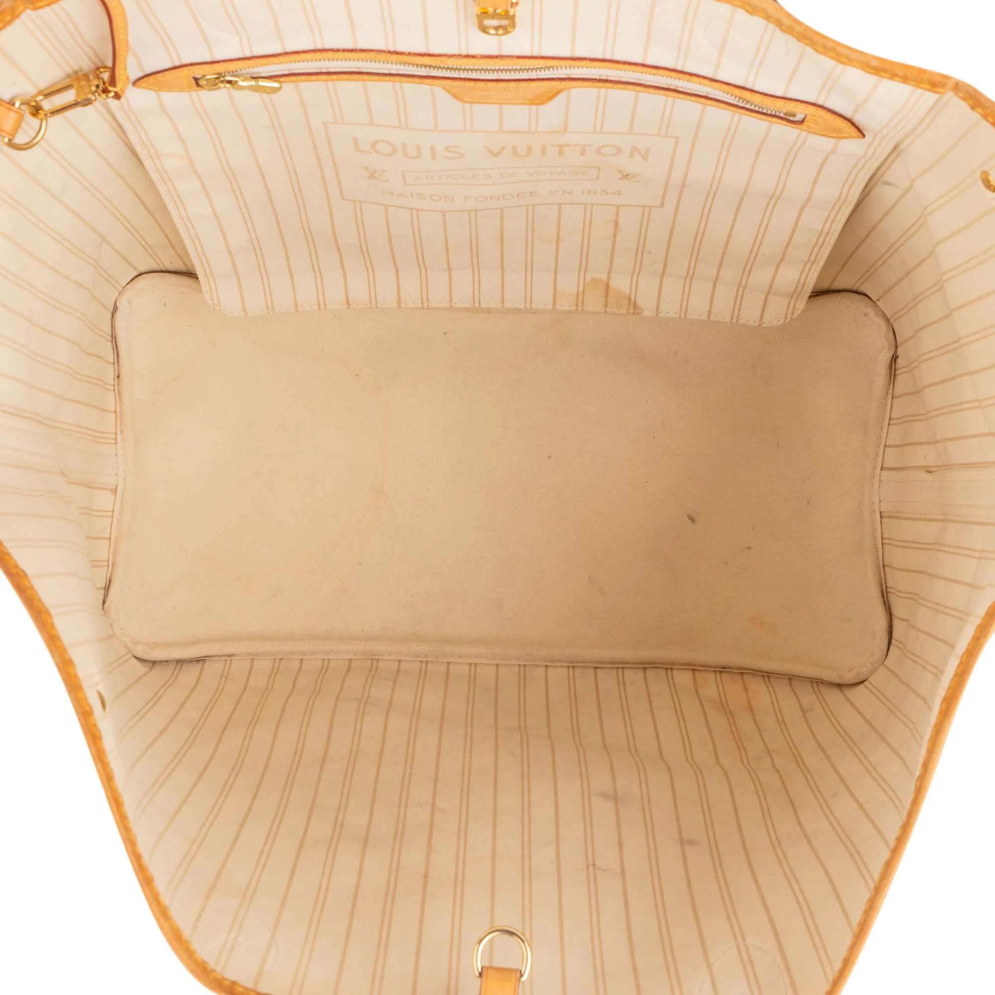 Louis Vuitton Damier Azur Monogram Neverfull GM Shopper