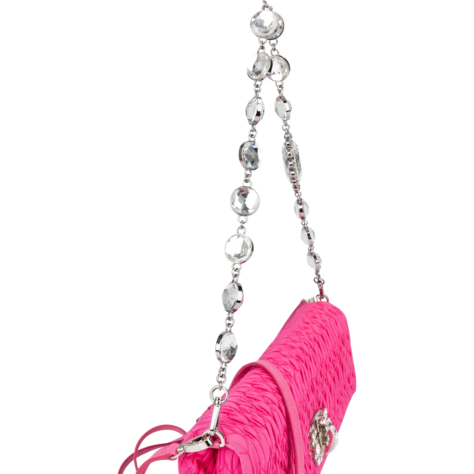 Miu Miu Quilted Crystal Shoulder Bag