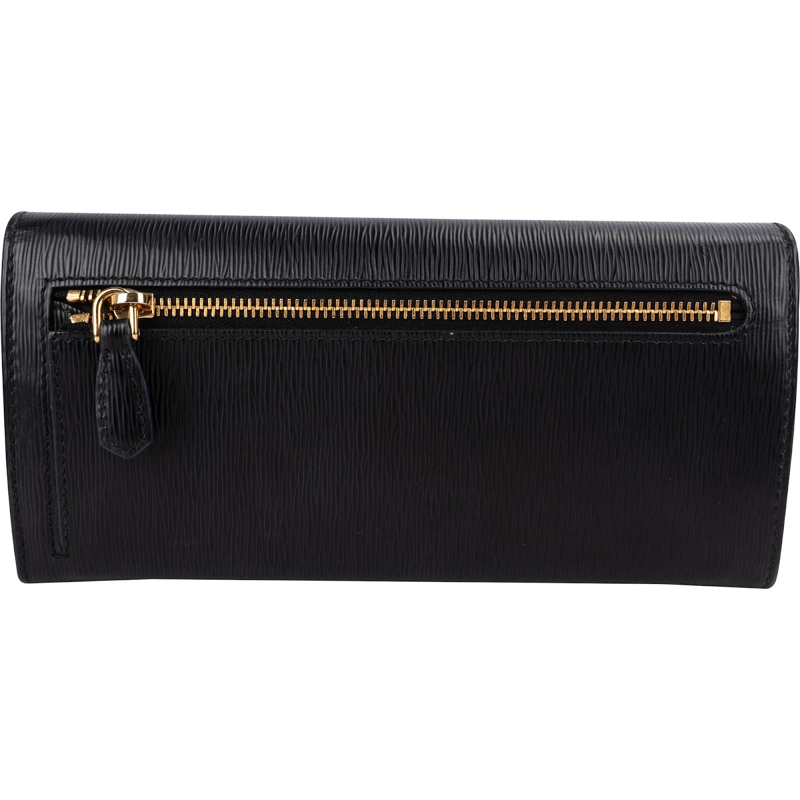 Prada Vitello Move Leather Continental Wallet