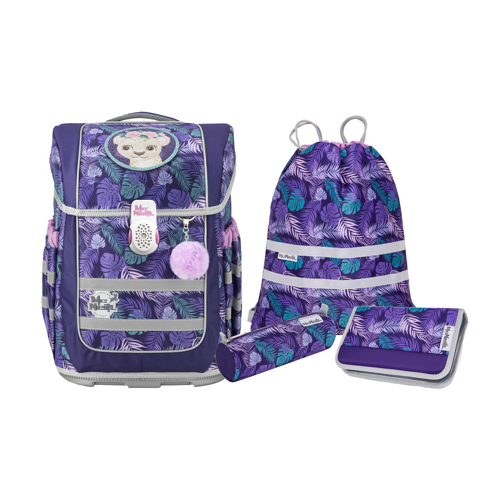 Schulranzenset Ergo COMPACTO 5tlg. - Dschungel