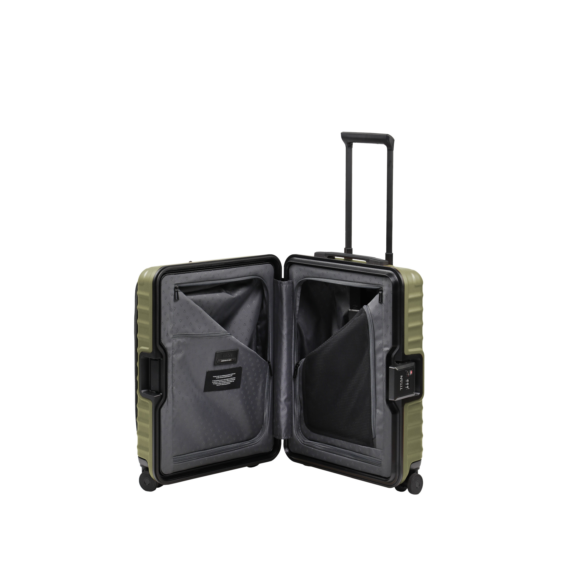 OVERSEAS Handgepäck S mit Vortasche (55 cm) - Forest green