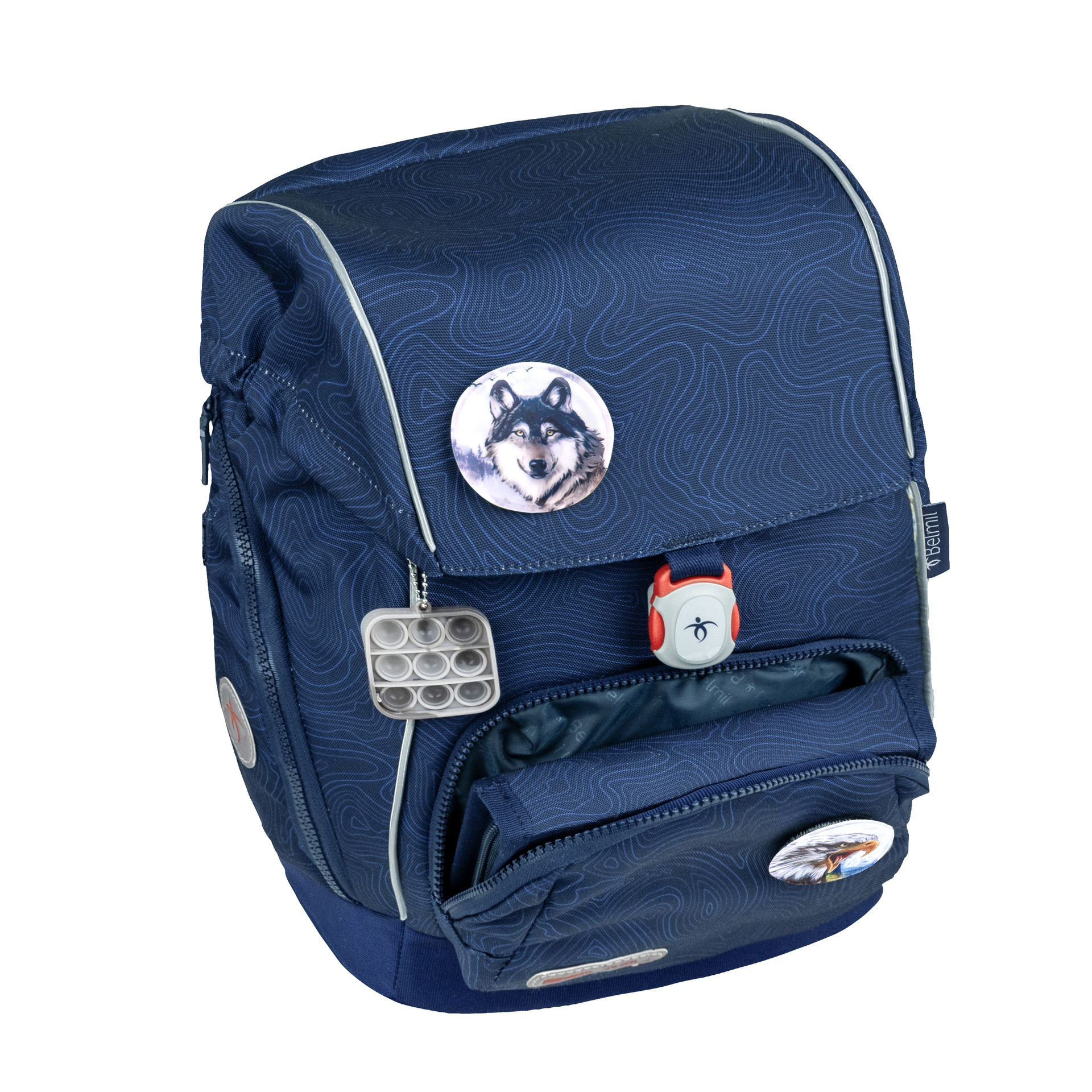 Comfy Plus Schulranzenset 5-teilig - Topographic