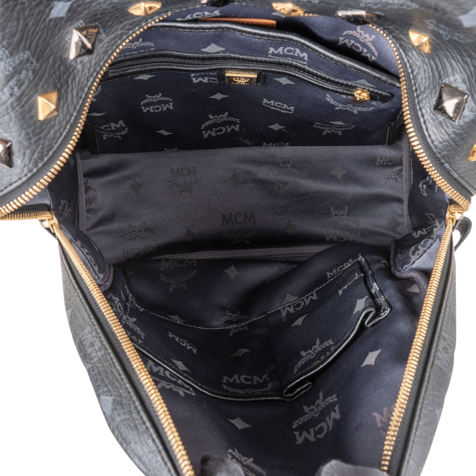 MCM - Visetos Stark Studded Backpack