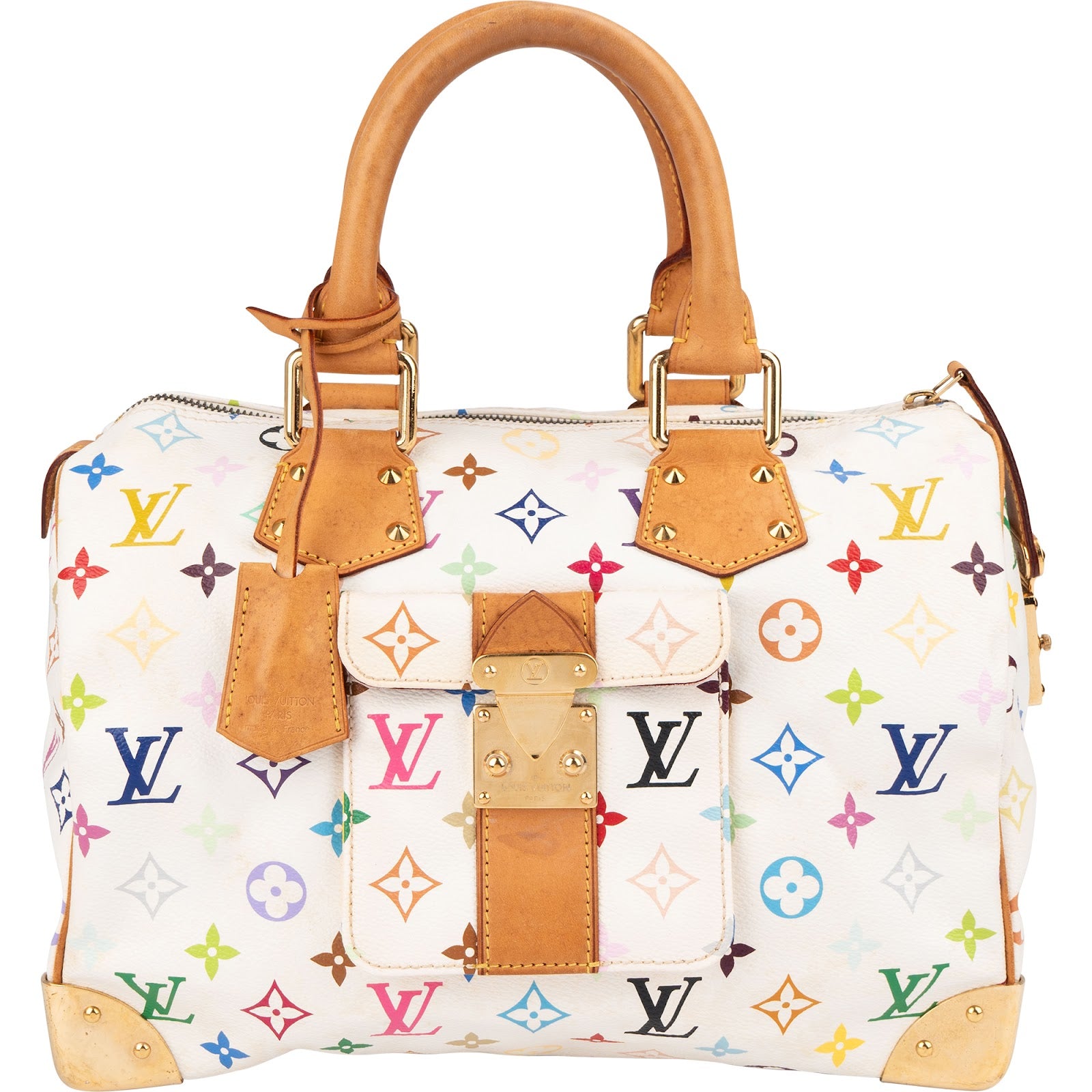Louis Vuitton – Murakami Multicolor Speedy 30 Boston Handtasche