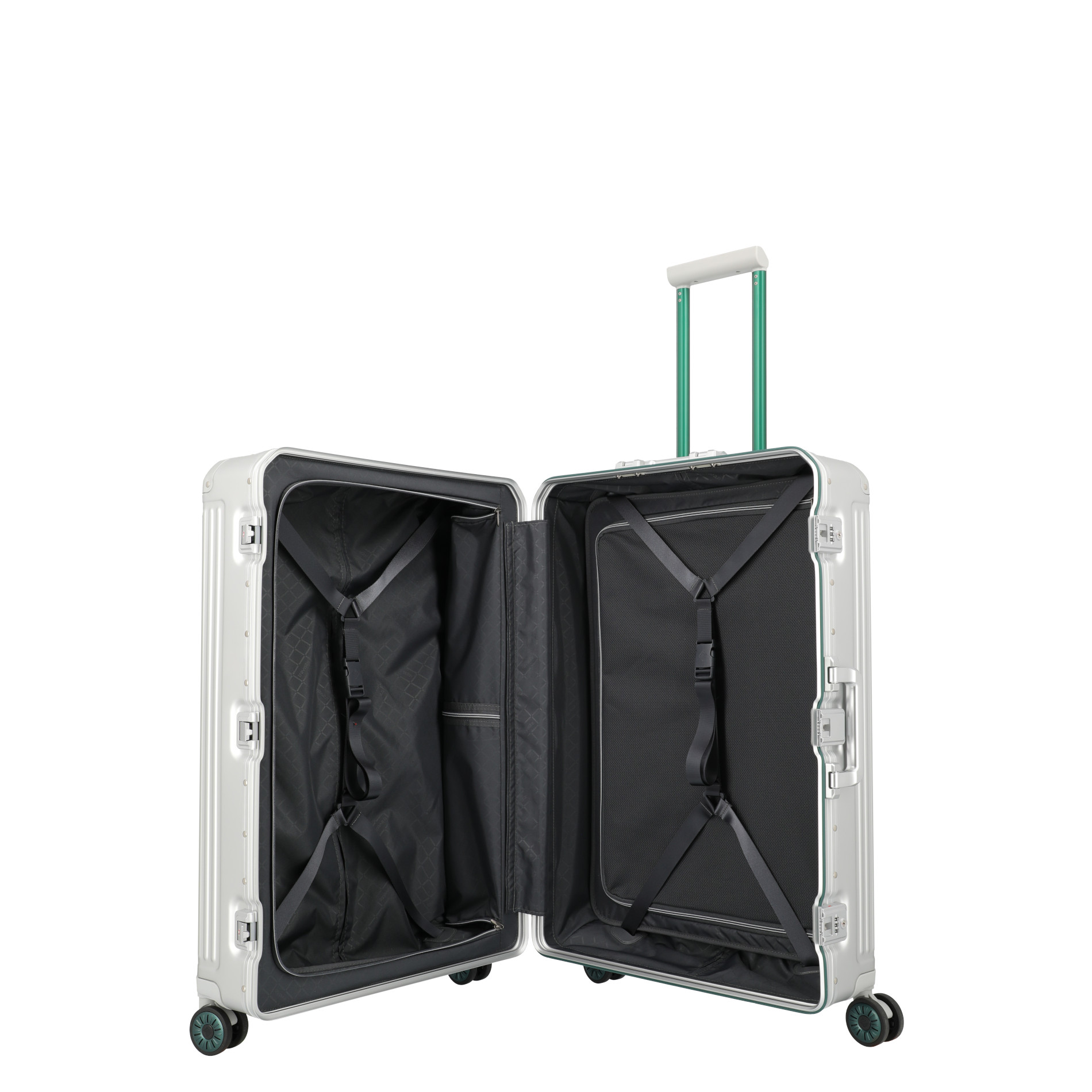 NEXT Trolley L (75 Jahre Edition) - Silber-Grün