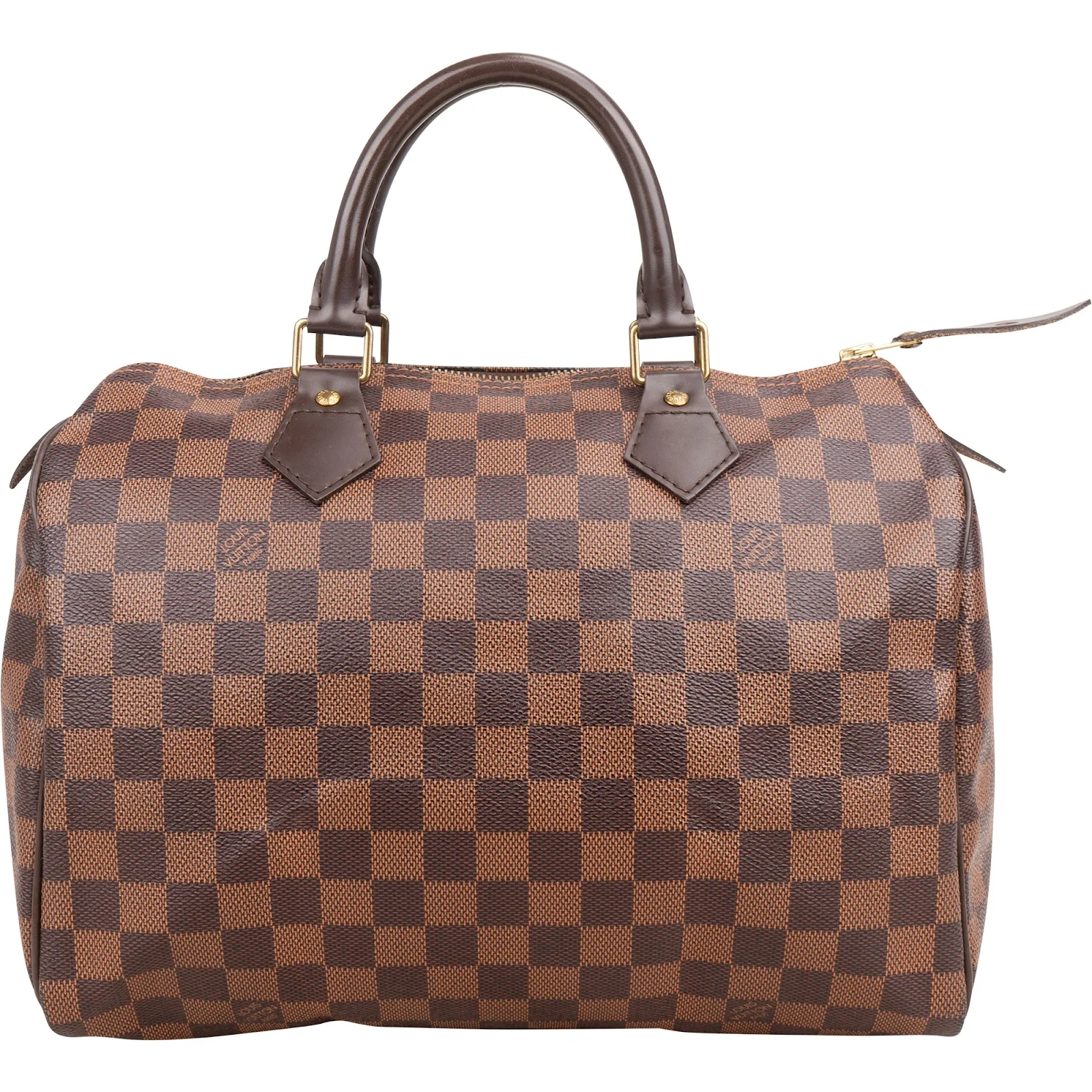 Louis Vuitton Monogram Damier Ebene Canvas Speedy 30 Boston Bag