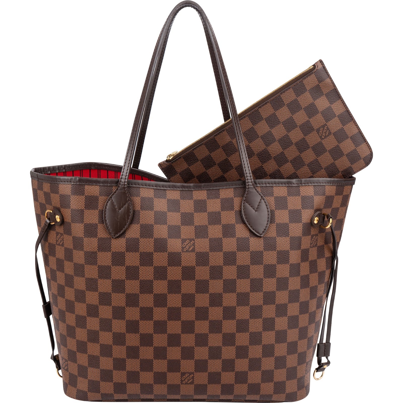 Louis Vuitton Monogram Damier Ebene Neverfull MM Shopper
