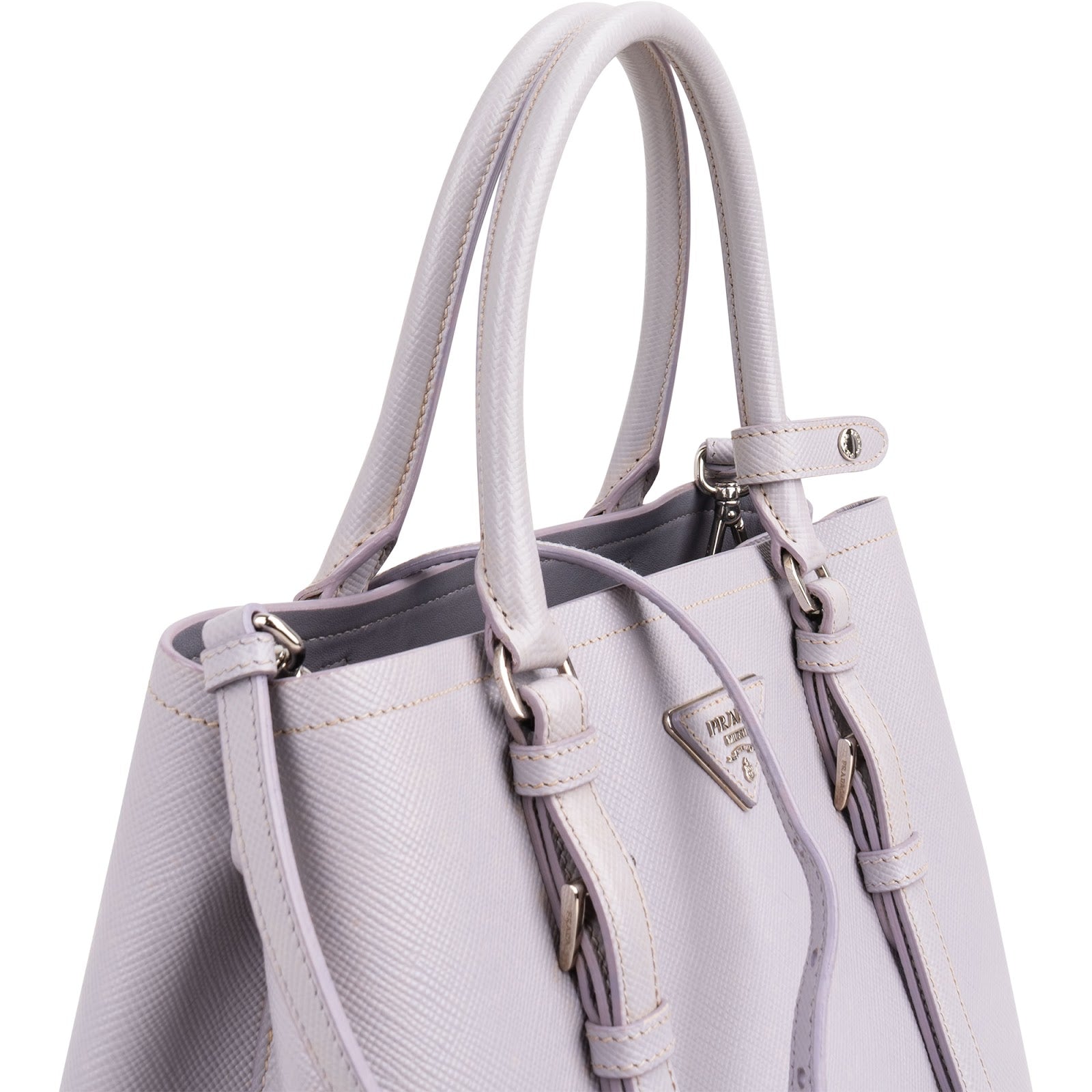 Prada – Saffiano Leather Double Crossbody Bag