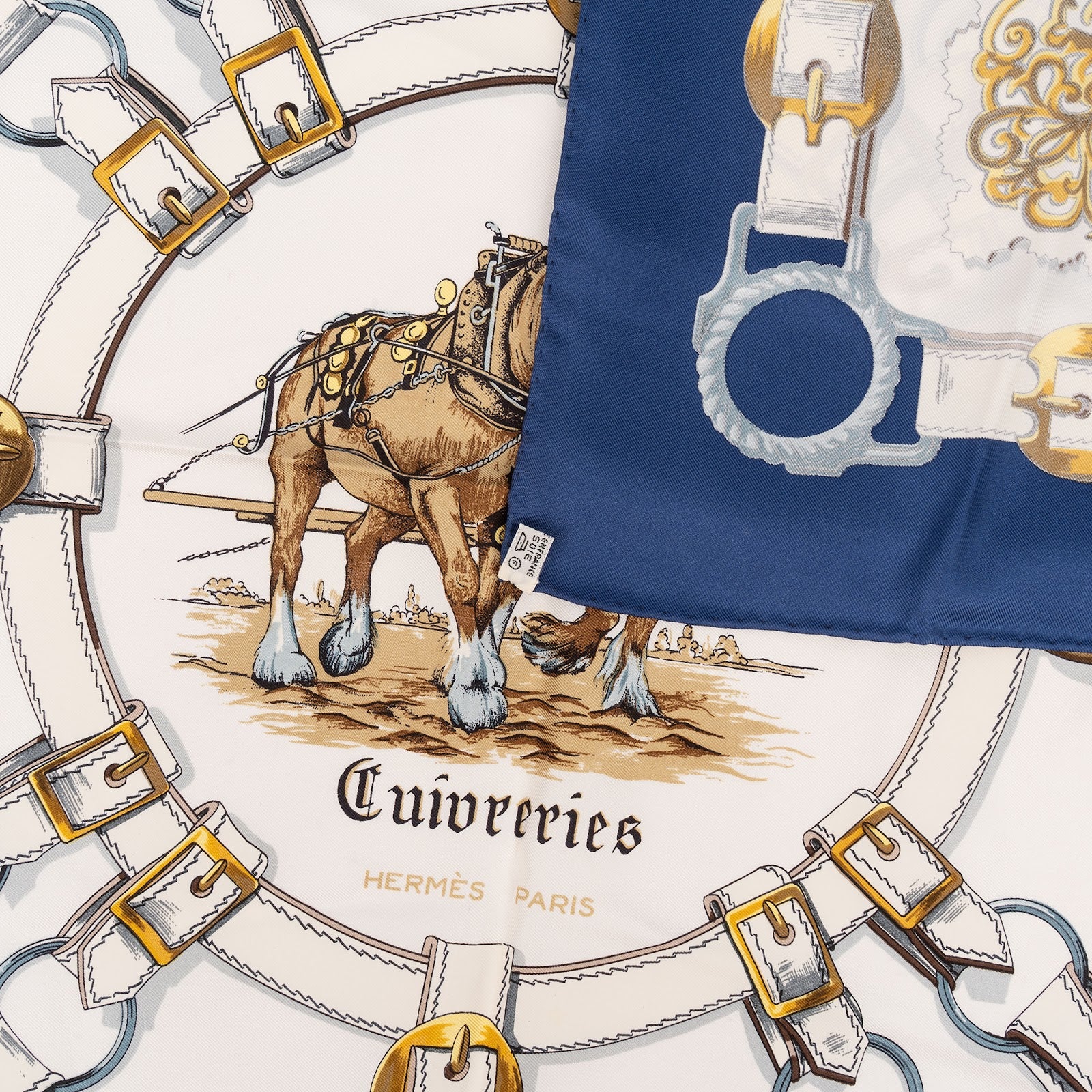 Hermès - Cuivreries 90 Carre Scarf