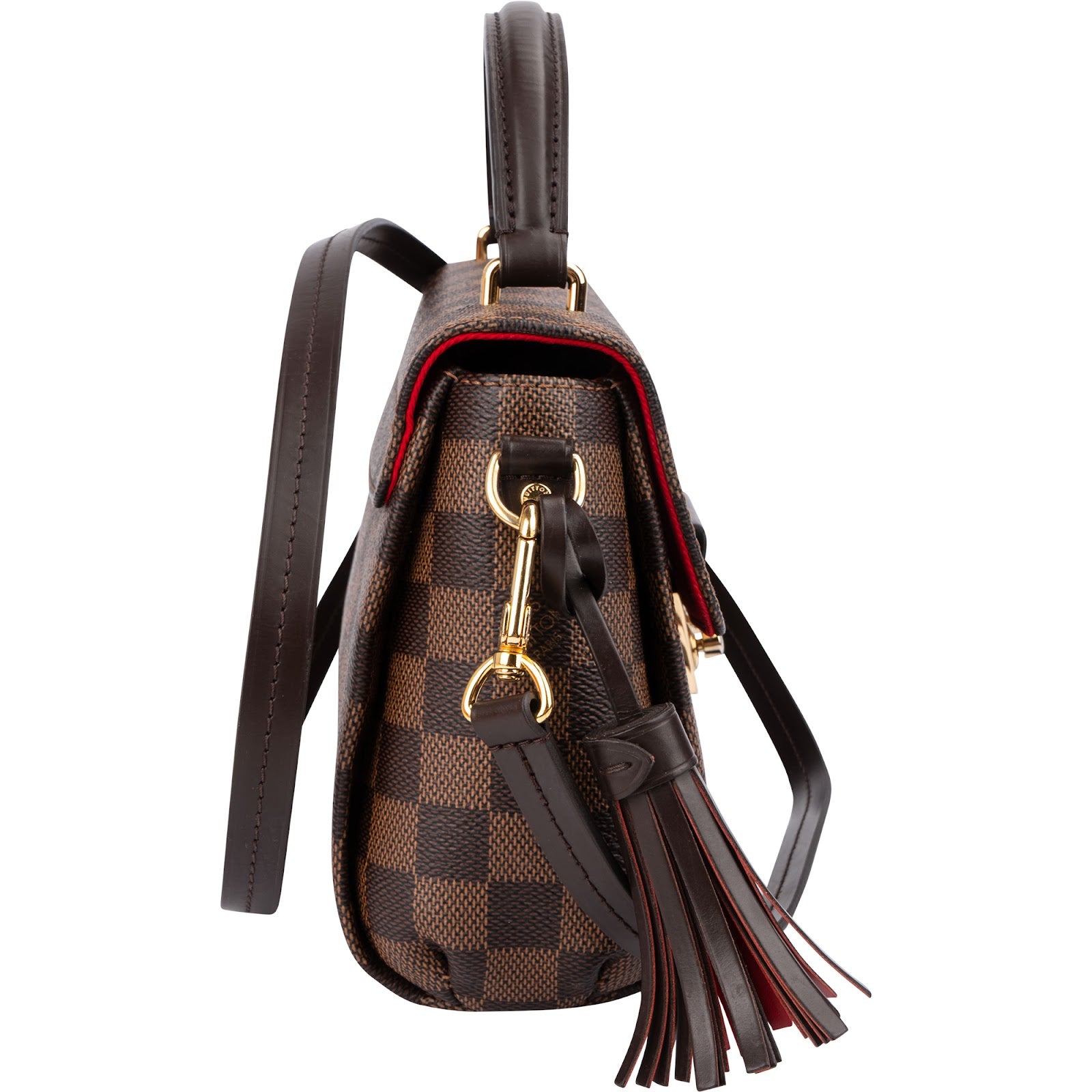 Louis Vuitton Monogram Damier Ebene Croisette Handbag