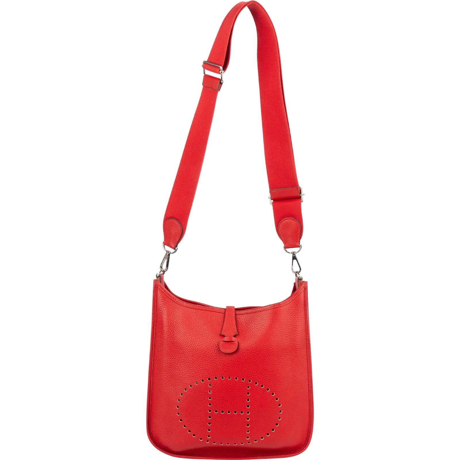 Hermès Taurillon Clemence Leather Evelyne III GM Crossbody Bag