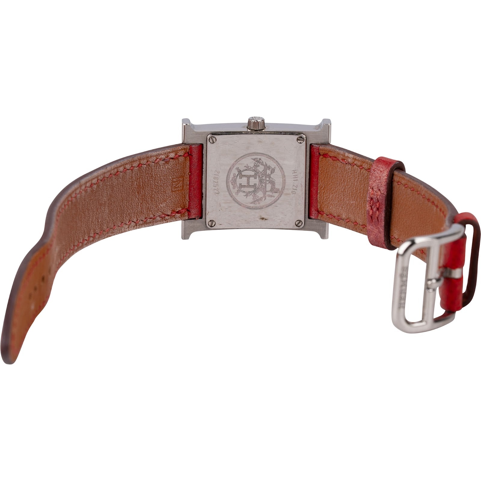 Hermès Silver Tone Heure H Women Watch HH1.210