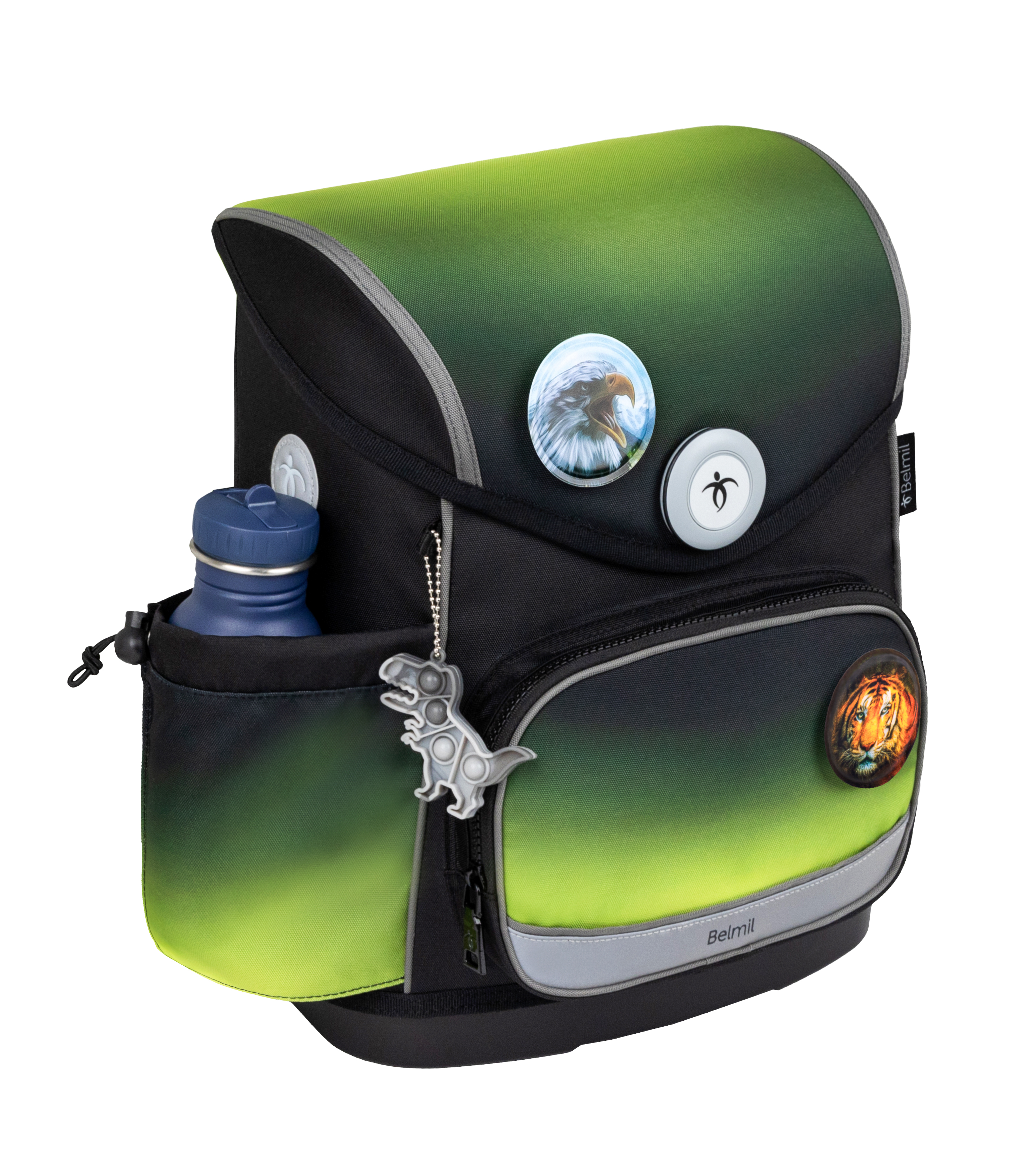 Compact Plus 5-piece satchel set - Black Green