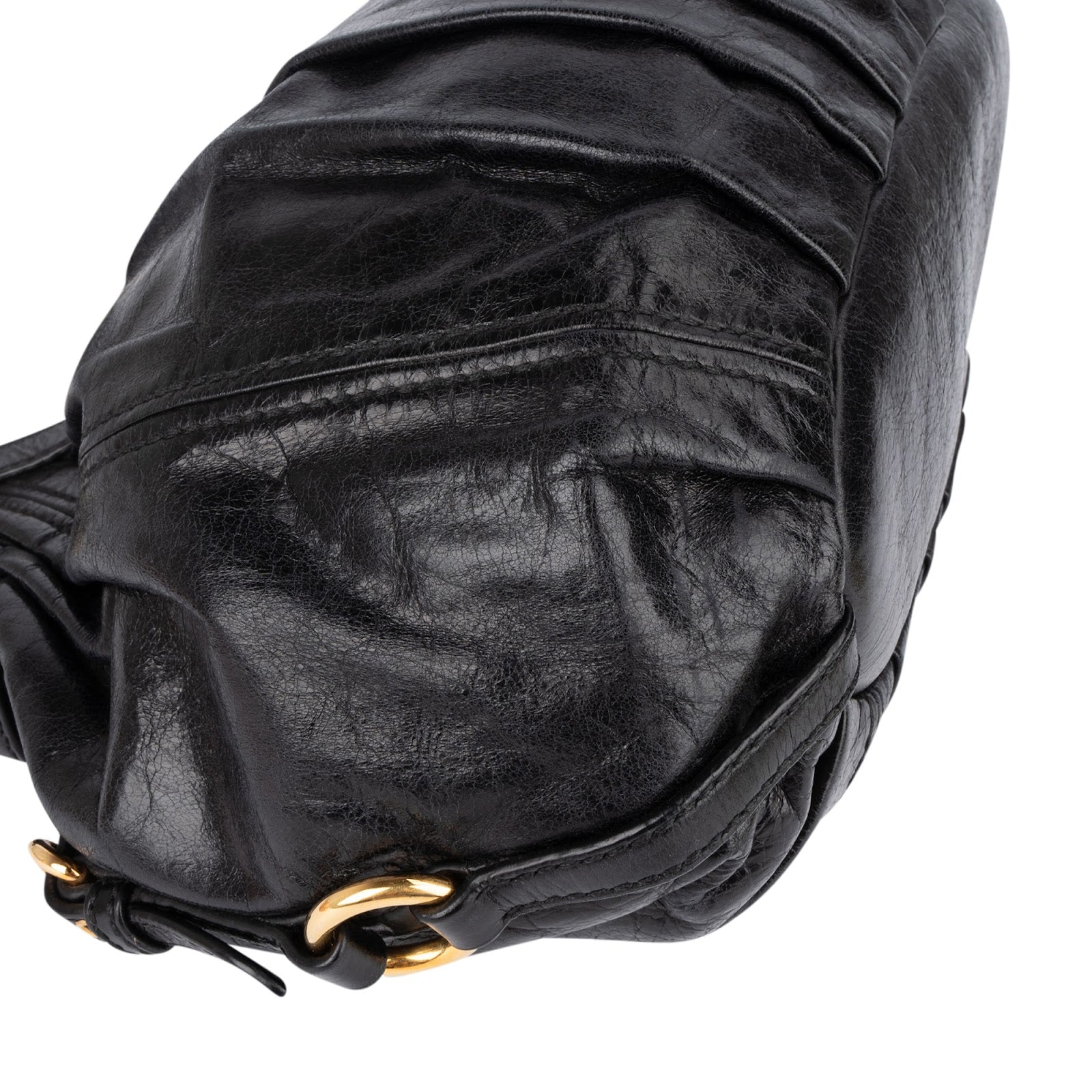 Torebka na ramię Miu Miu Vitello Lux Hobo