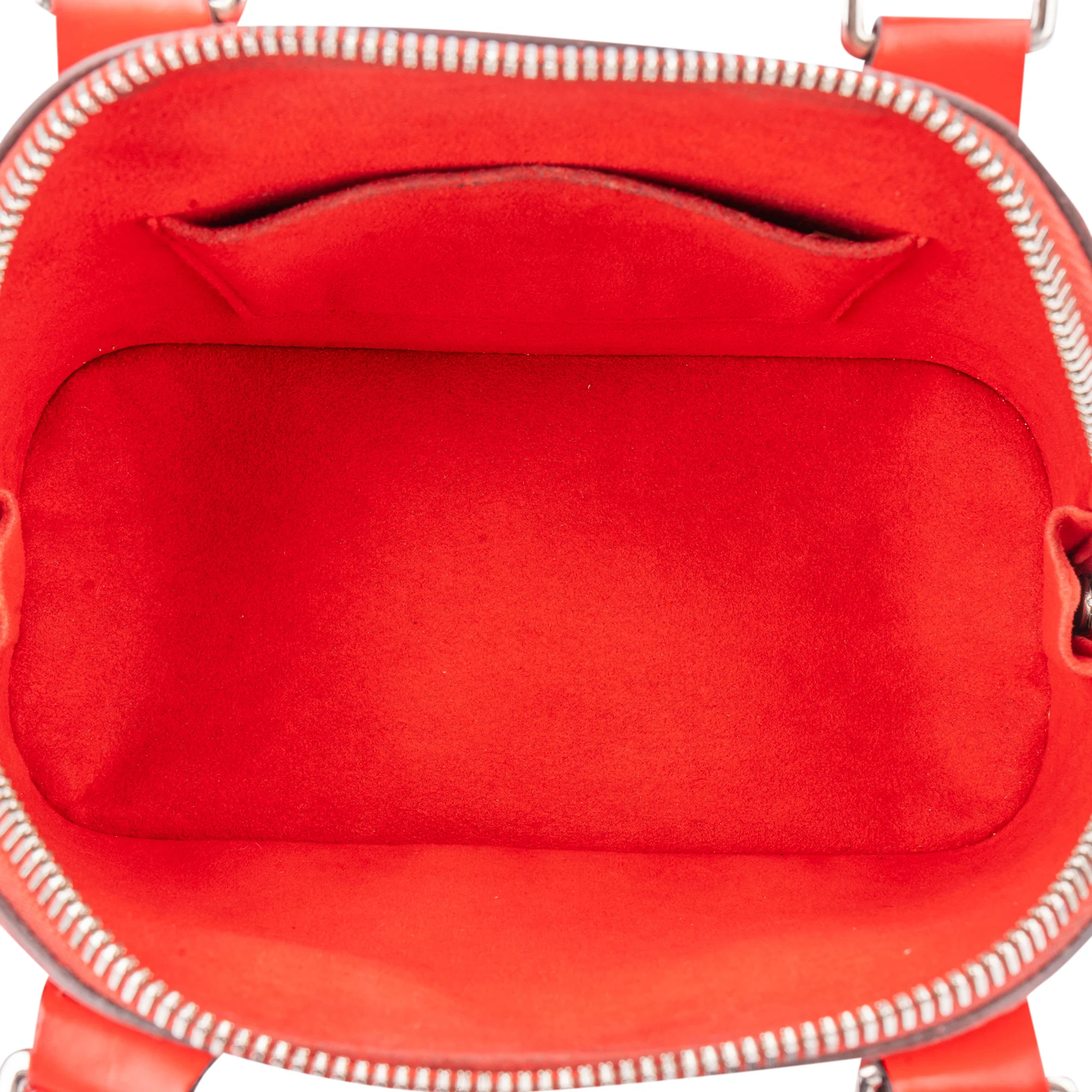 Louis Vuitton Rouge Epi Leather Alma BB Handbag