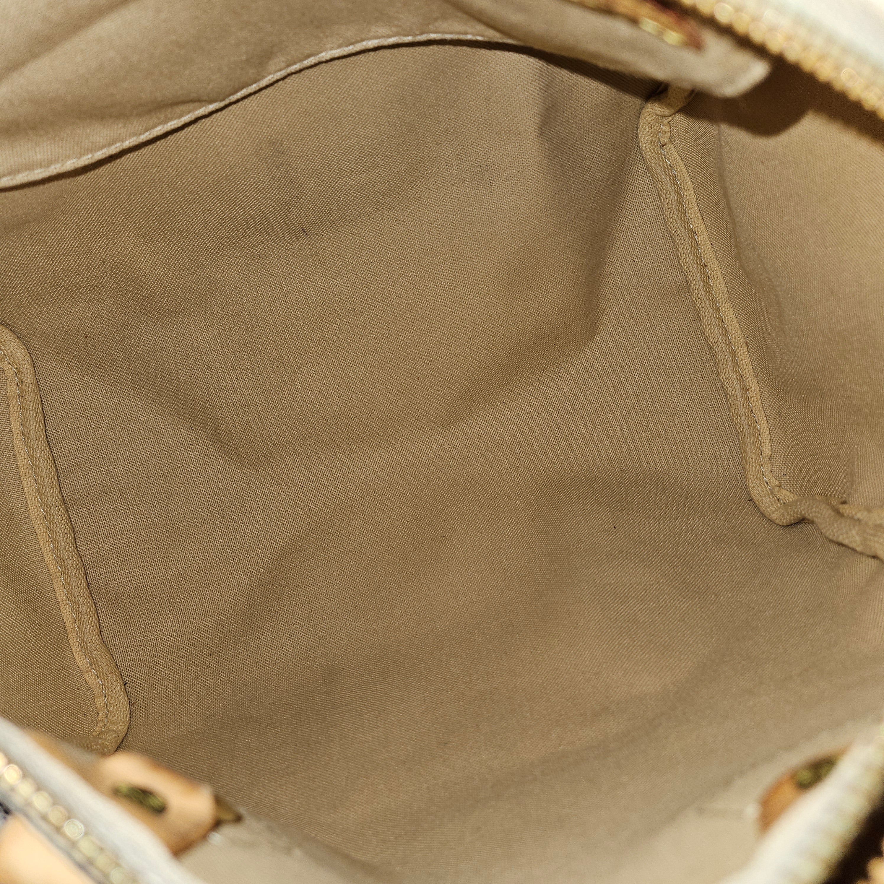Louis Vuitton Monogram Damier Azur Speedy 25 Boston Bag