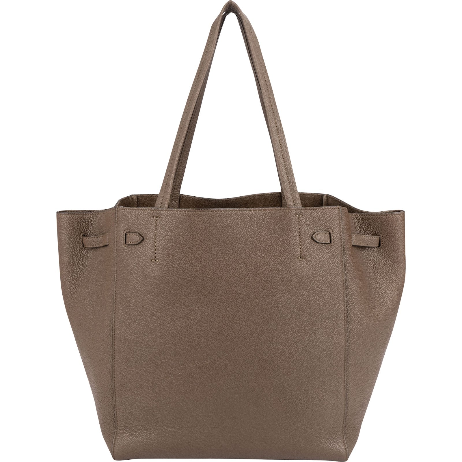 Celine Taupe Grained Calfskin Phantom Cabas Shoulder Bag