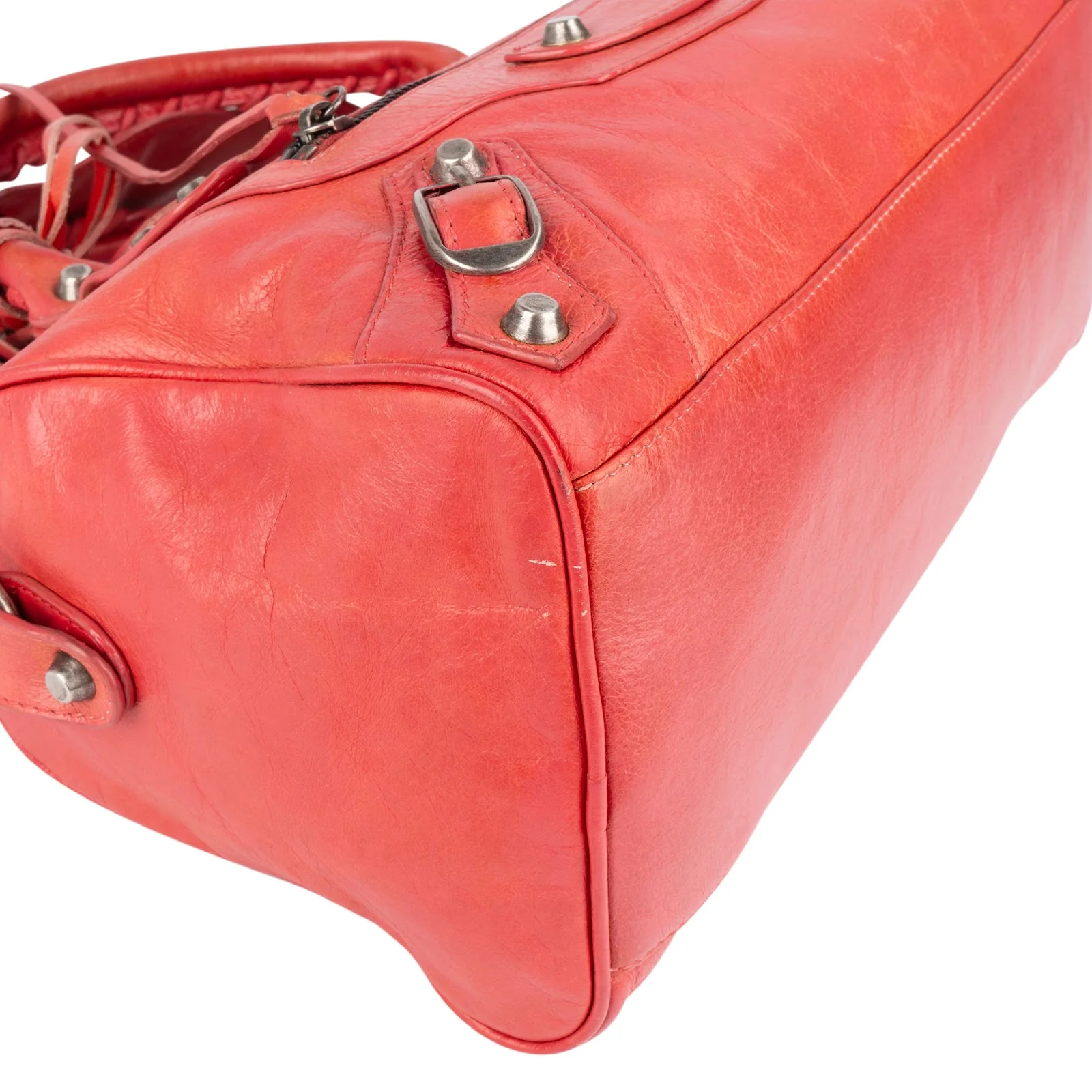 Balenciaga Pink Leather City Twiggy Handbag