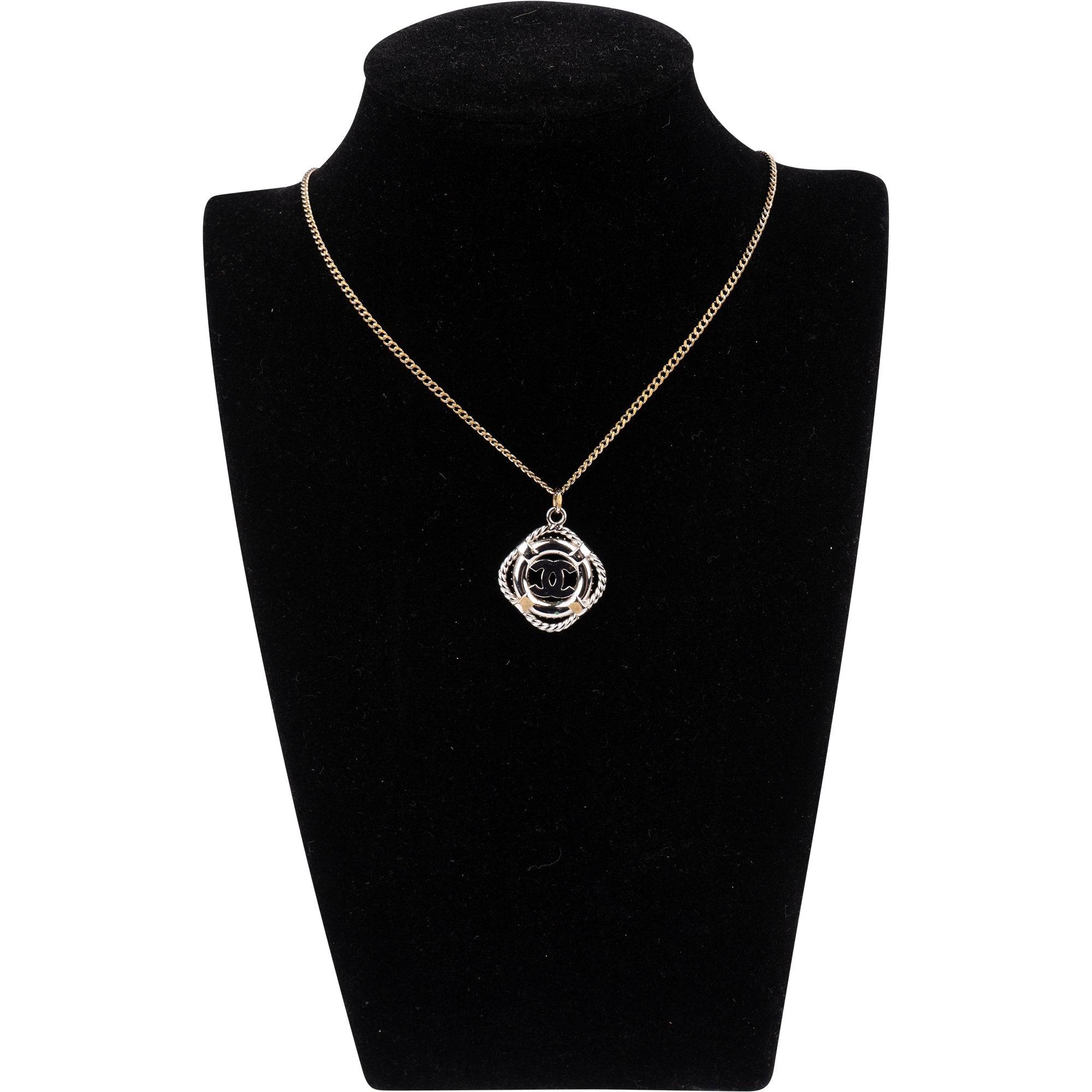 Chanel Crystal CC Necklace