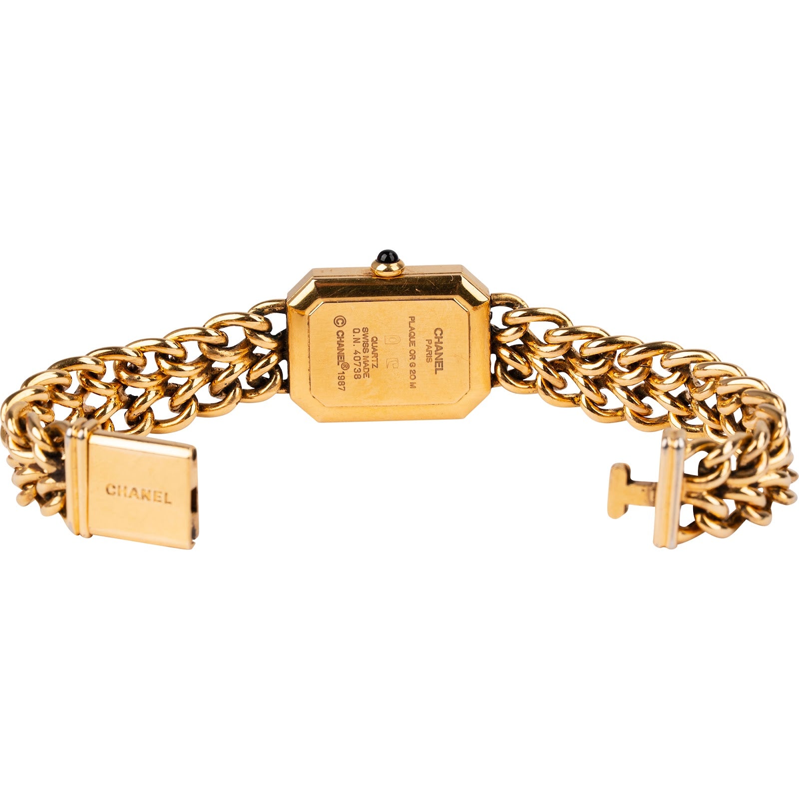 Chanel – Premiere dameshorloge (goudkleurig, maat L)