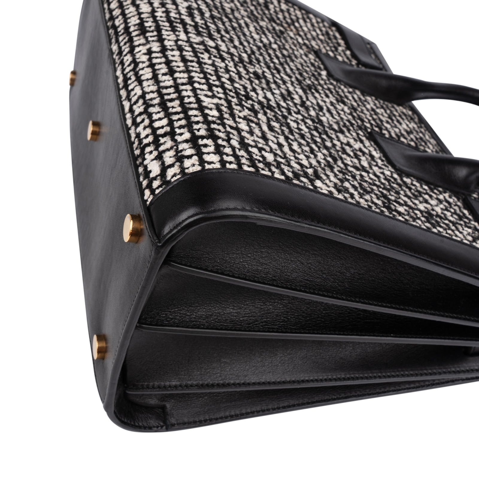 Saint Laurent - Tweed Sac de Jour Handbag
