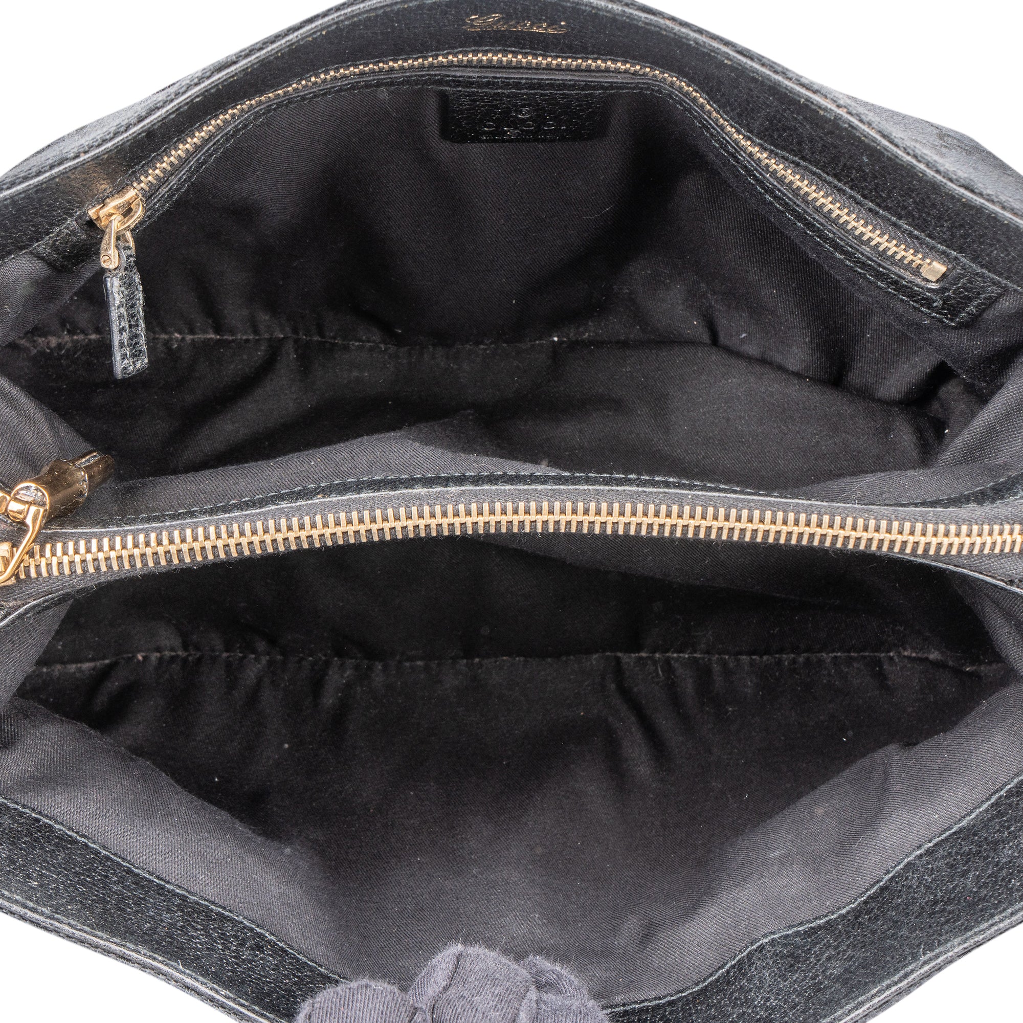 Gucci GG Monogram Bamboo Handbag