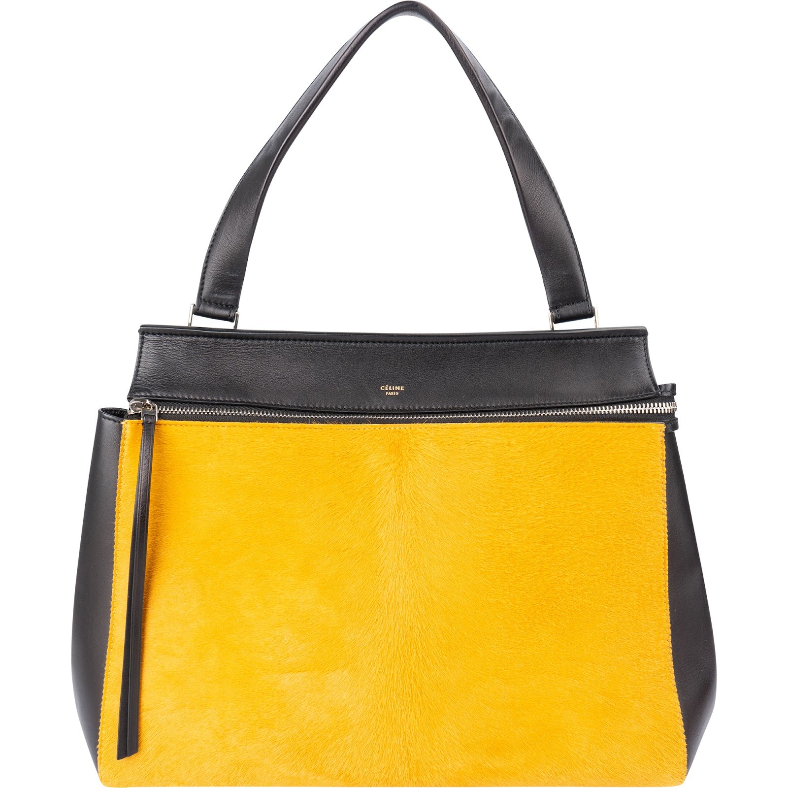 Céline - Bicolor Calf Hair Edge Handtasche