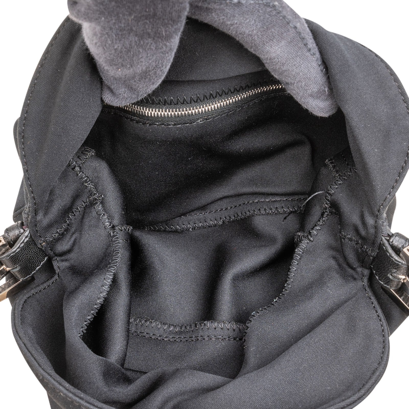Fendi - FF Cotton Baguette Shoulder Bag