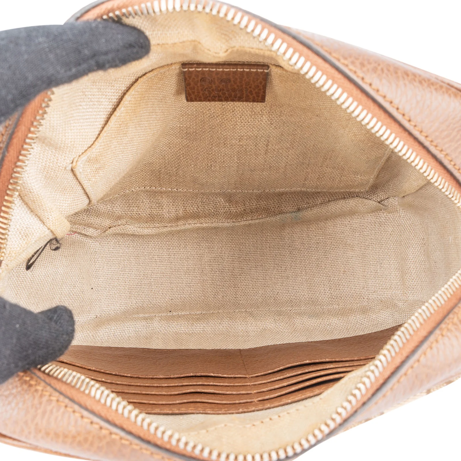 Gucci Monogram GG Bree Crossbody Bag