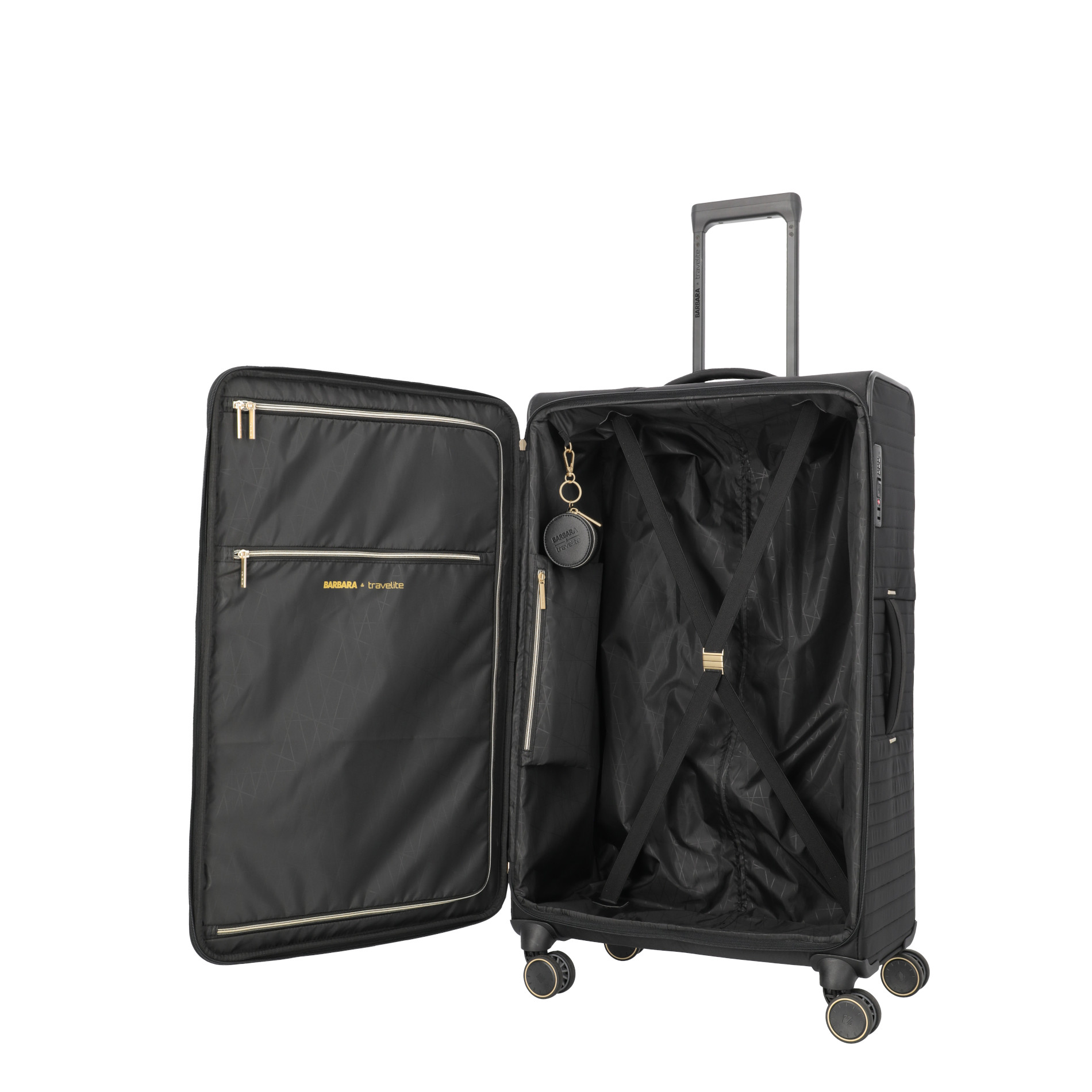 BARBARA STEPP Trolley L (80 cm) - schwarz