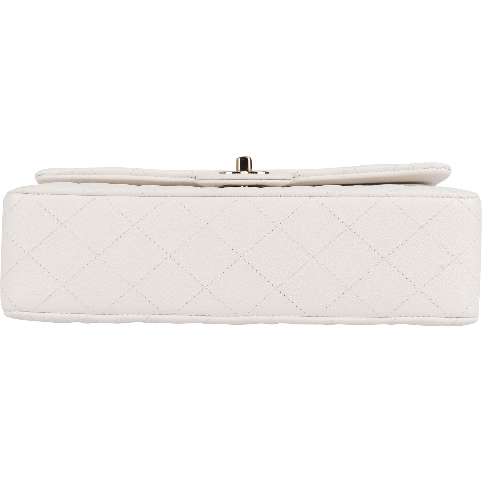 Chanel Quilted Caviar Leather Medium Double Flap Shoulder Bag