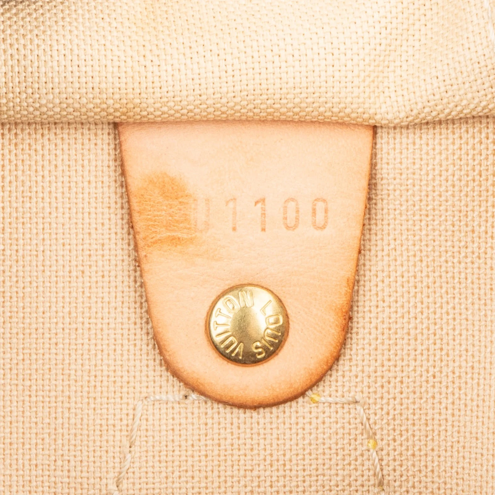 Louis Vuitton Damier Azur Monogram Speedy 30 Boston Bag