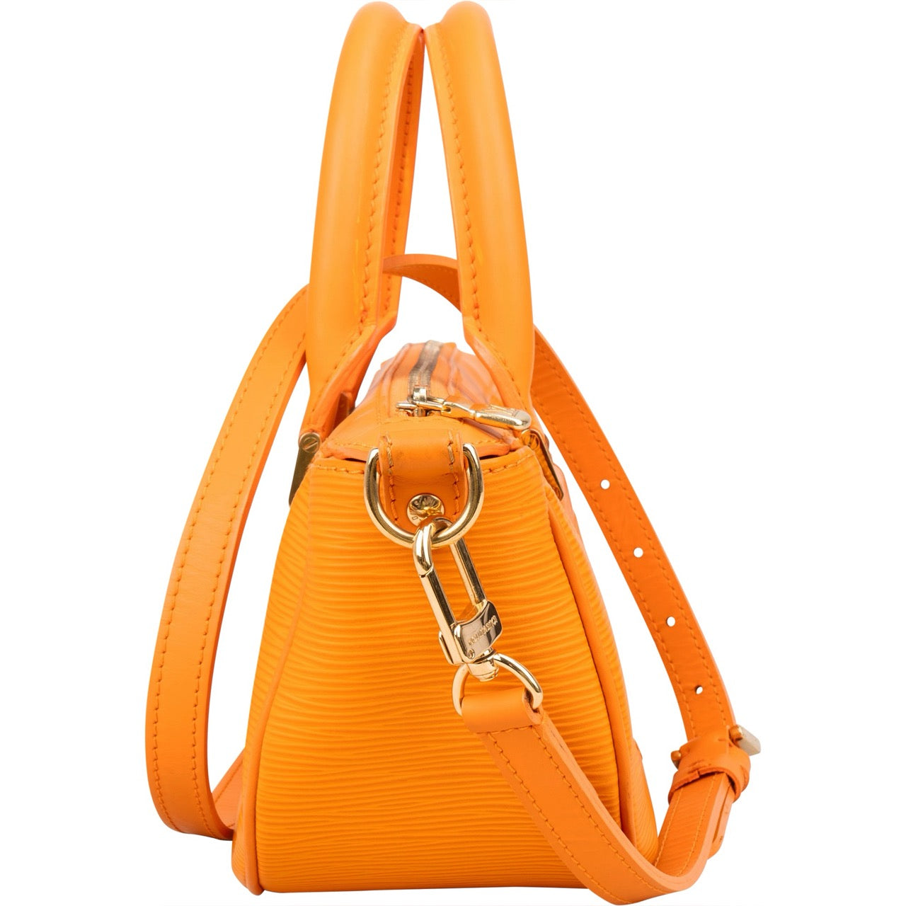 Louis Vuitton Orange Epi Leather Dhanura PM Handbag