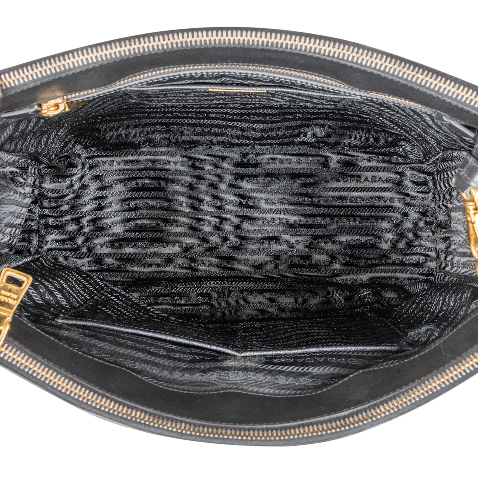 Prada - Galleria Handtasche in Schwarz