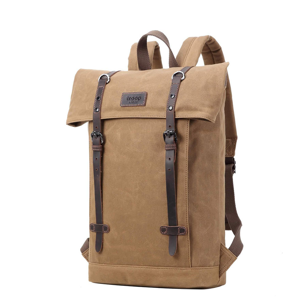 Plecak na laptopa Heritage Canvas - Camel