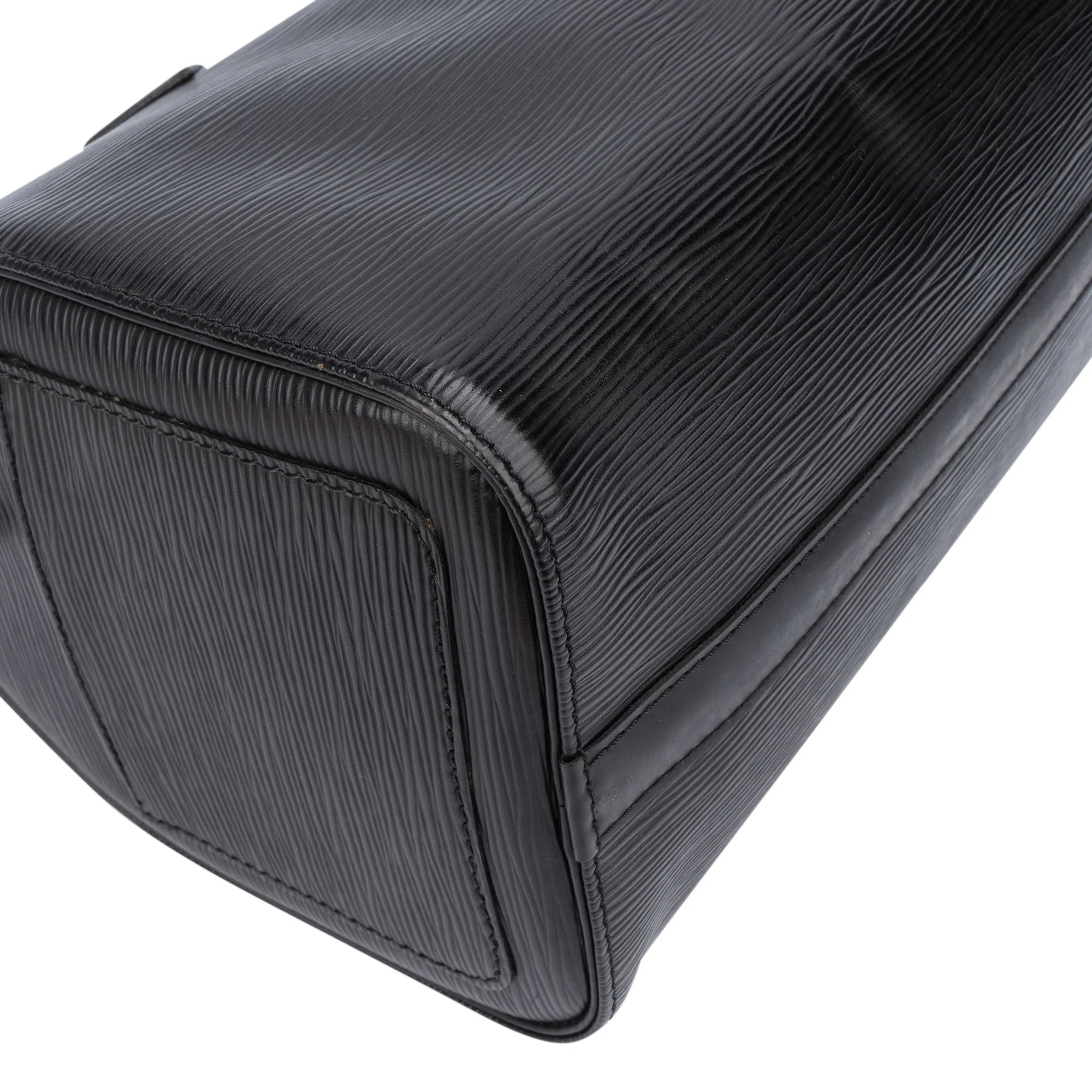 Louis Vuitton Noir Epi Leather Speedy 25 Handbag