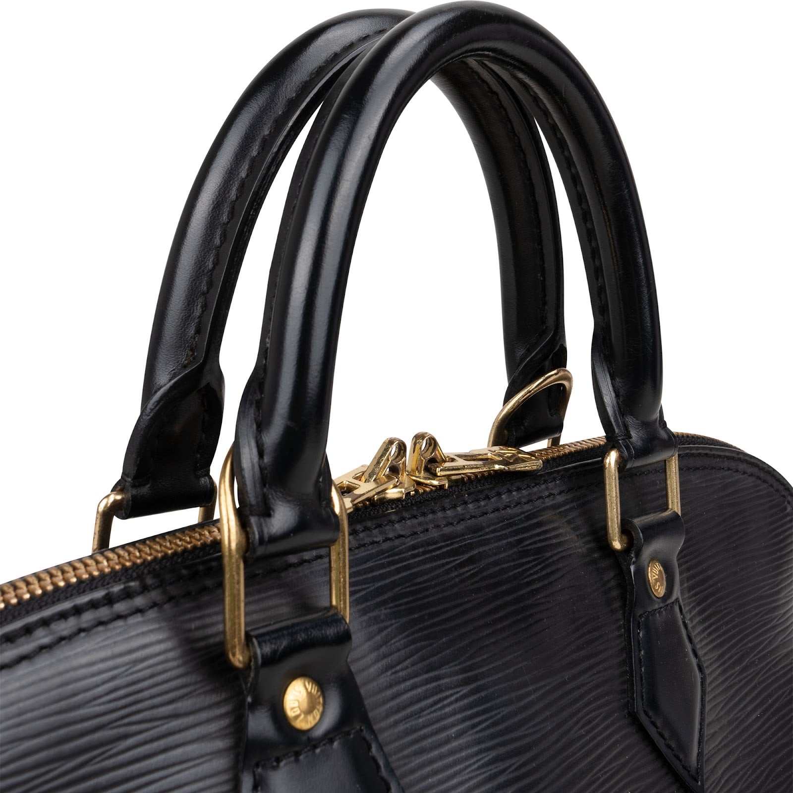 Torebka Louis Vuitton Alma PM z czarnej skóry Epi