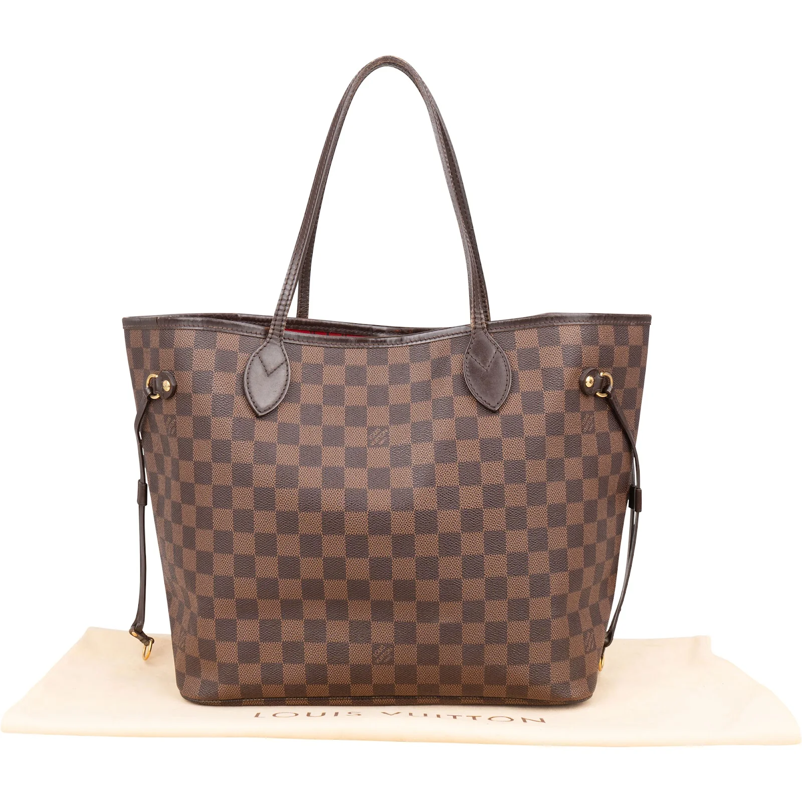 Louis Vuitton Monogram Damier Ebene Neverfull MM Shopper