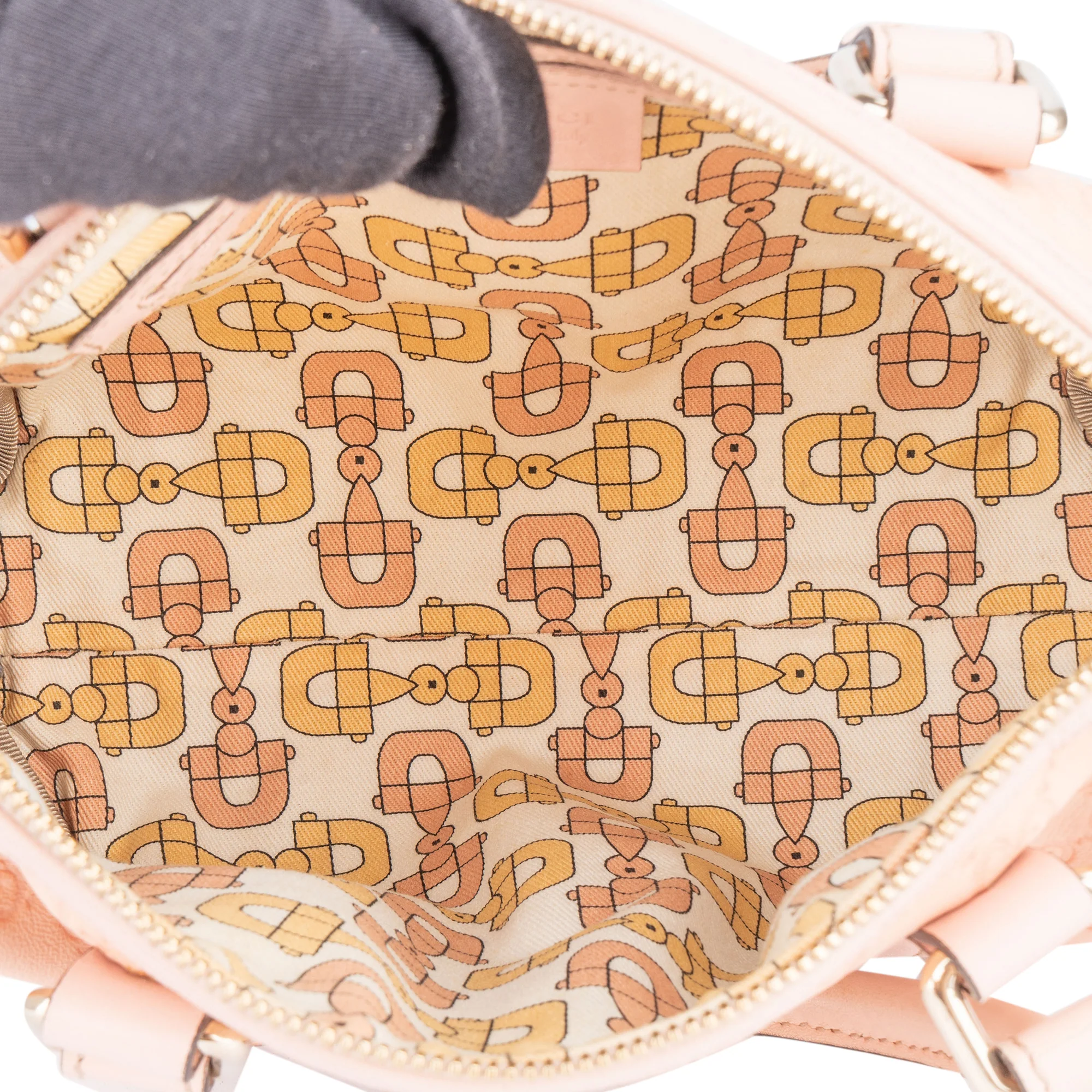 Gucci GG Monogram Mini Boston Bag