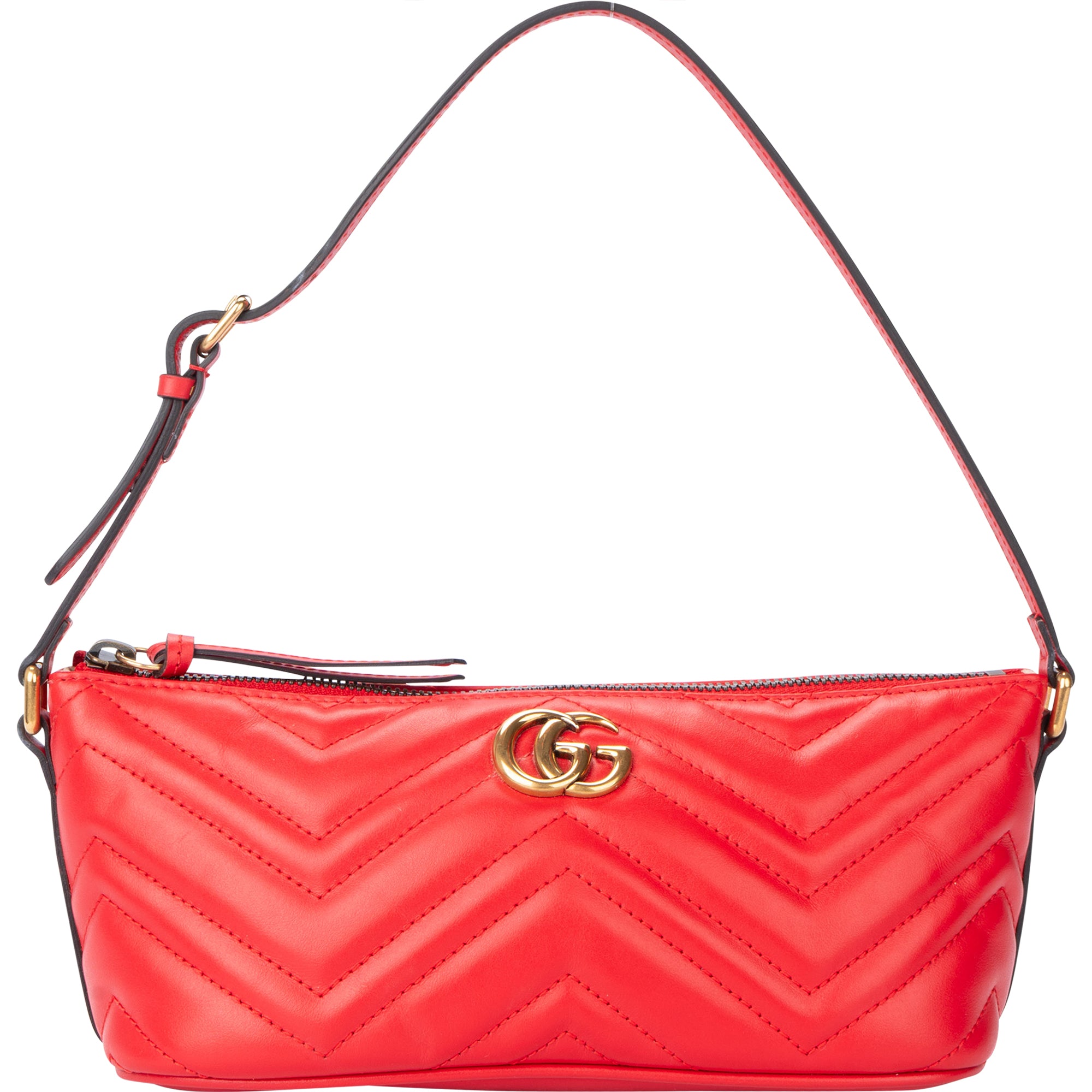 Sac à bandoulière GUCCI Rosso en cuir Marmont