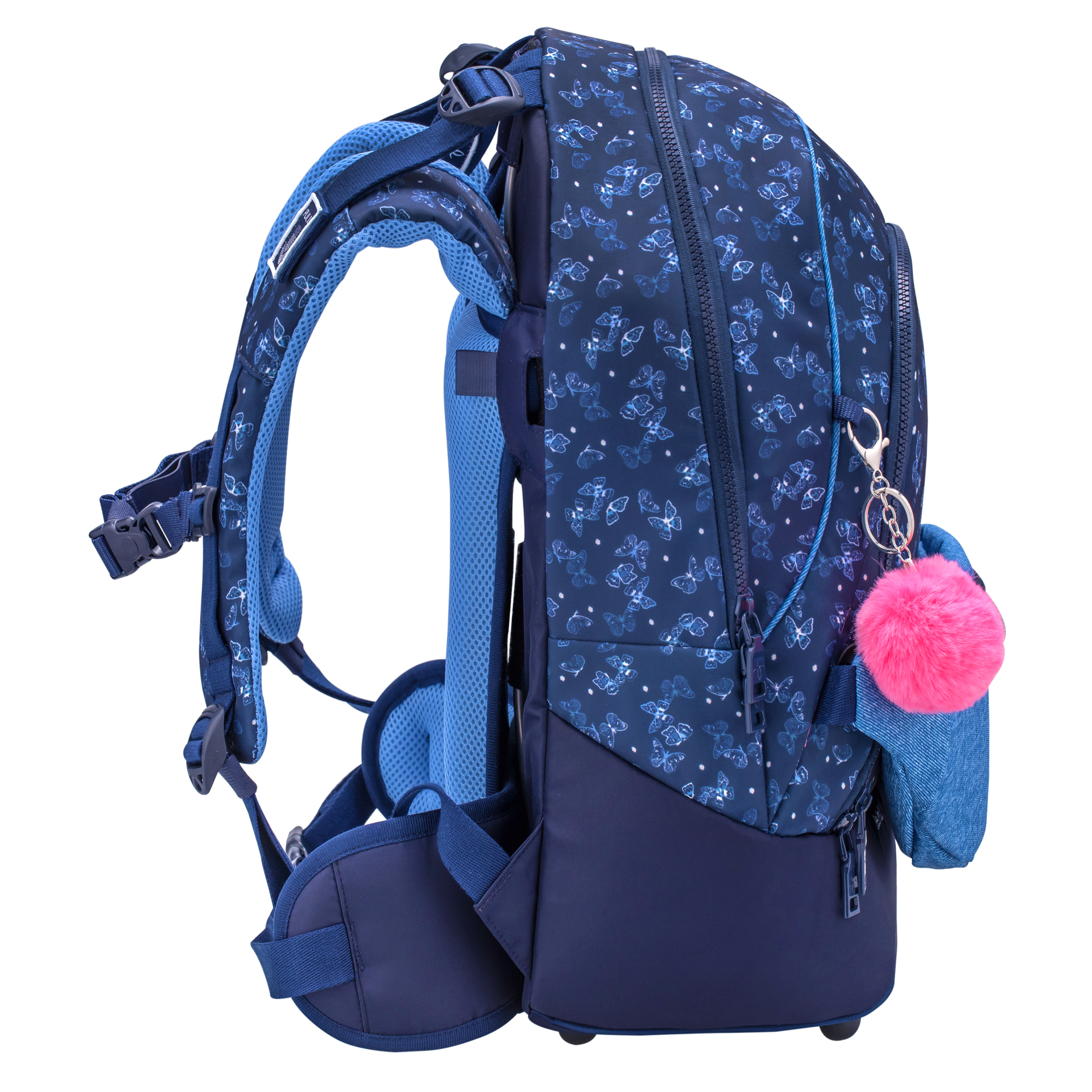 2-IN-1 Schultasche & Gürteltasche 2-teilig - Sapphire