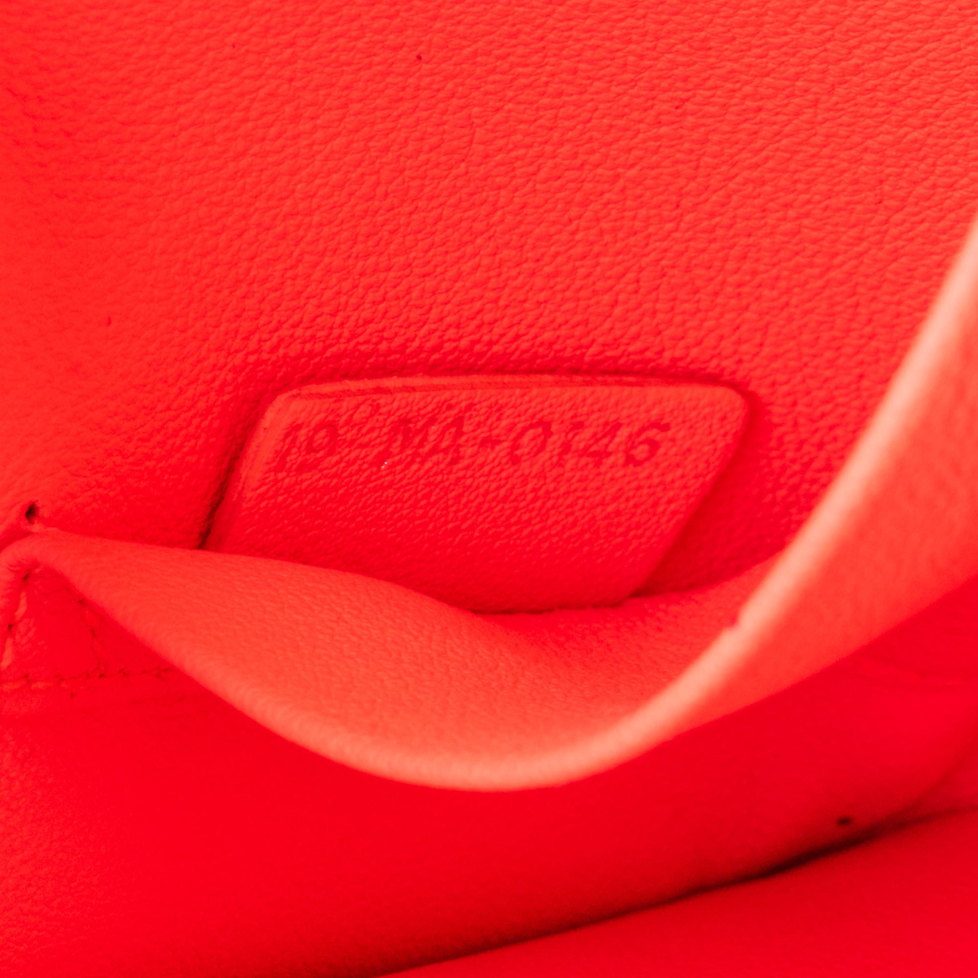 Christian Dior Neon Pink Grained Calfskin Mini Diorever Crossbody Bag