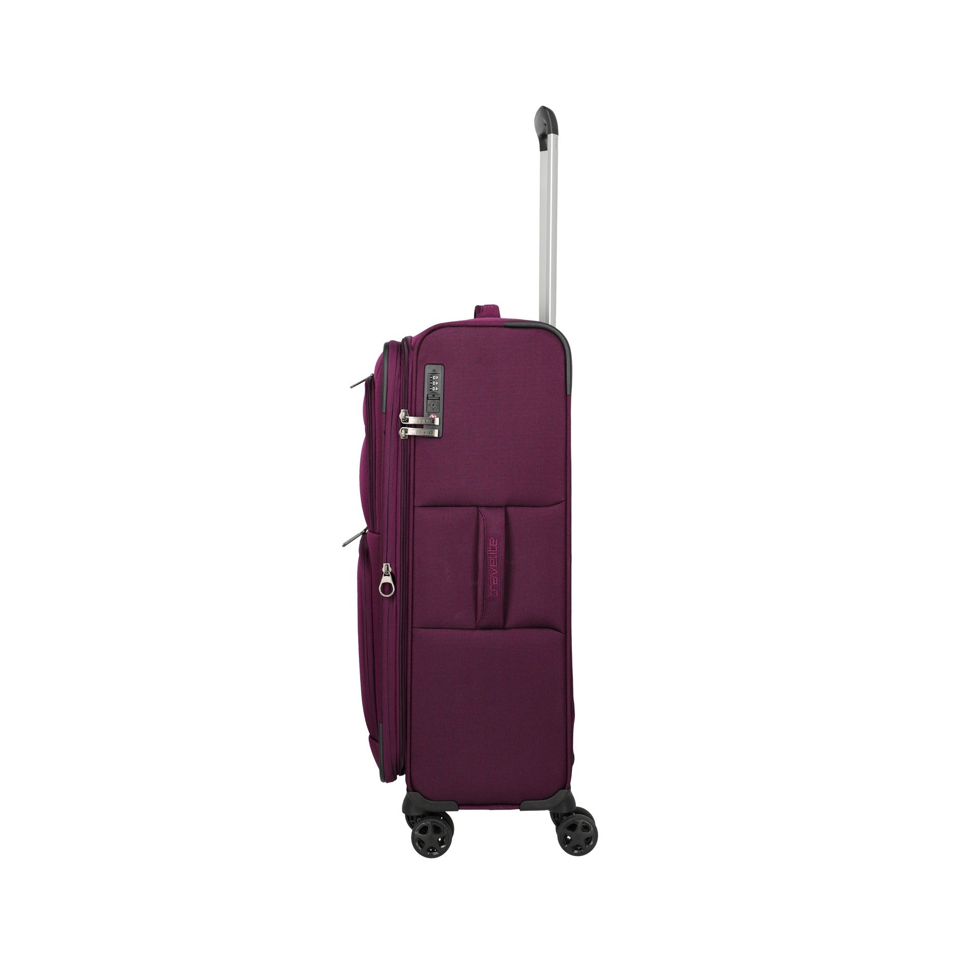 CUBIS Trolley M (72 cm) erweiterbar - Berry