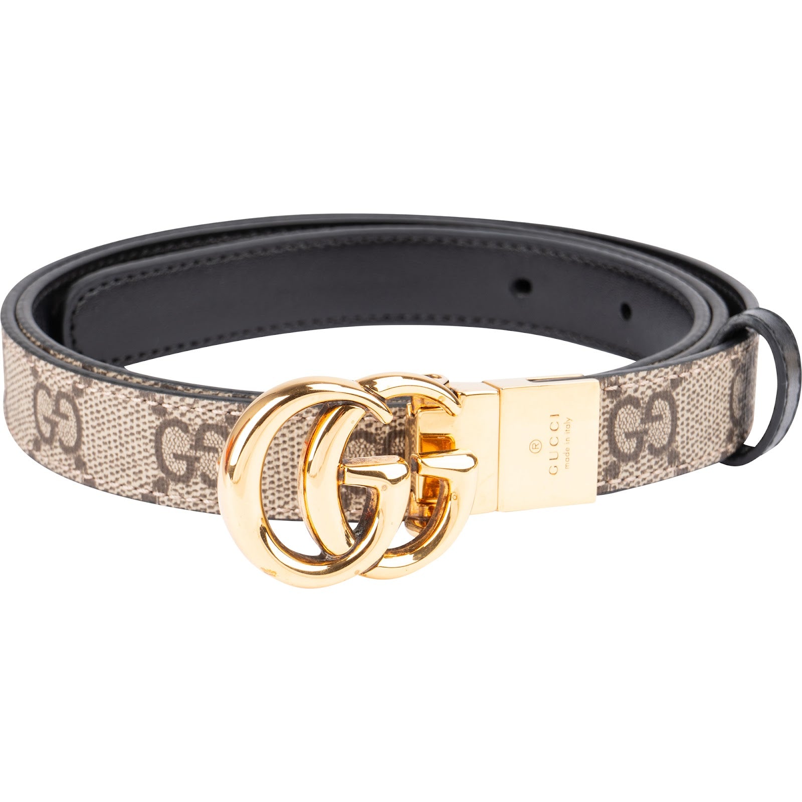 Gucci - Reversible Turnlock Supreme Belt (90 / 36)