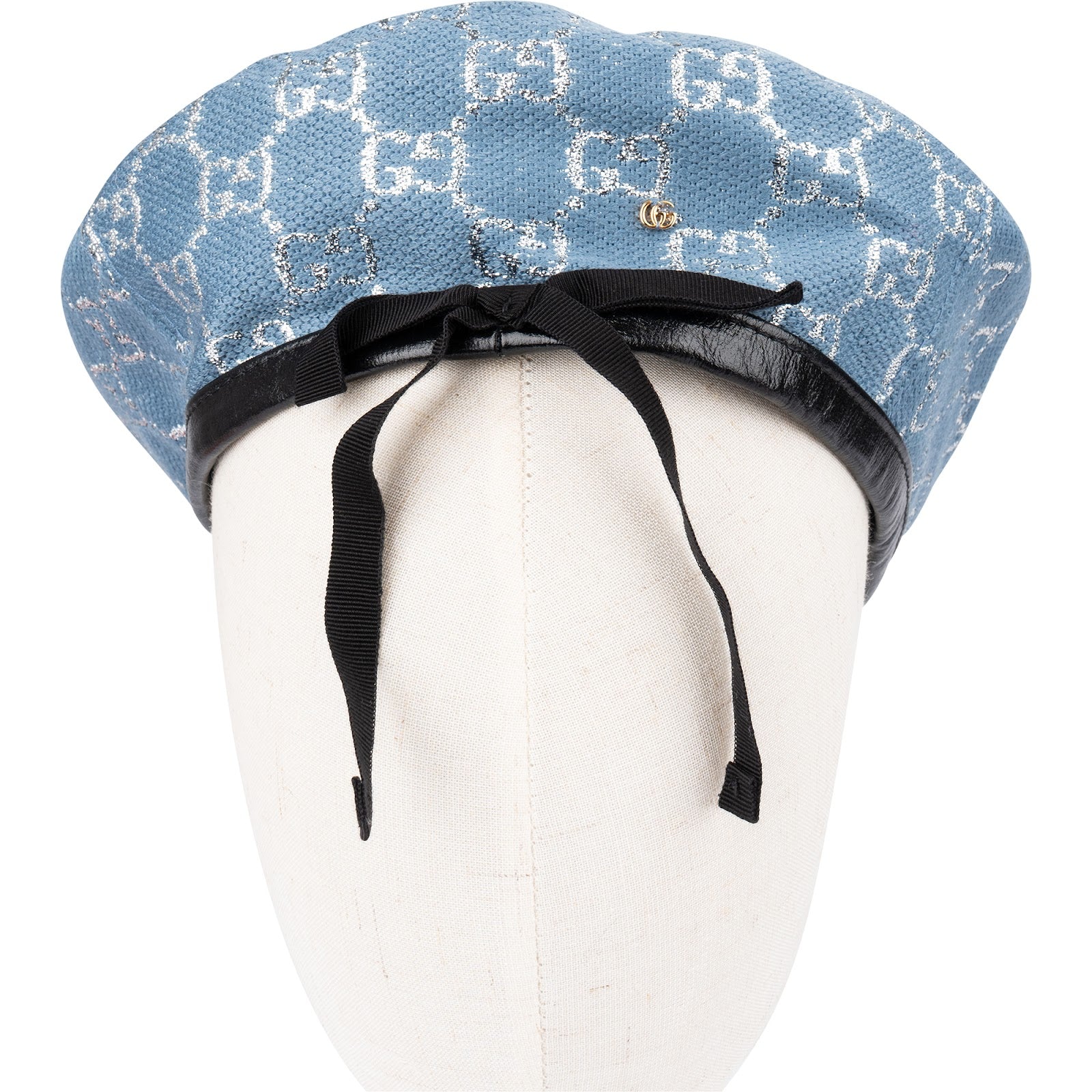 Gucci - Monogram GG Lame Beret