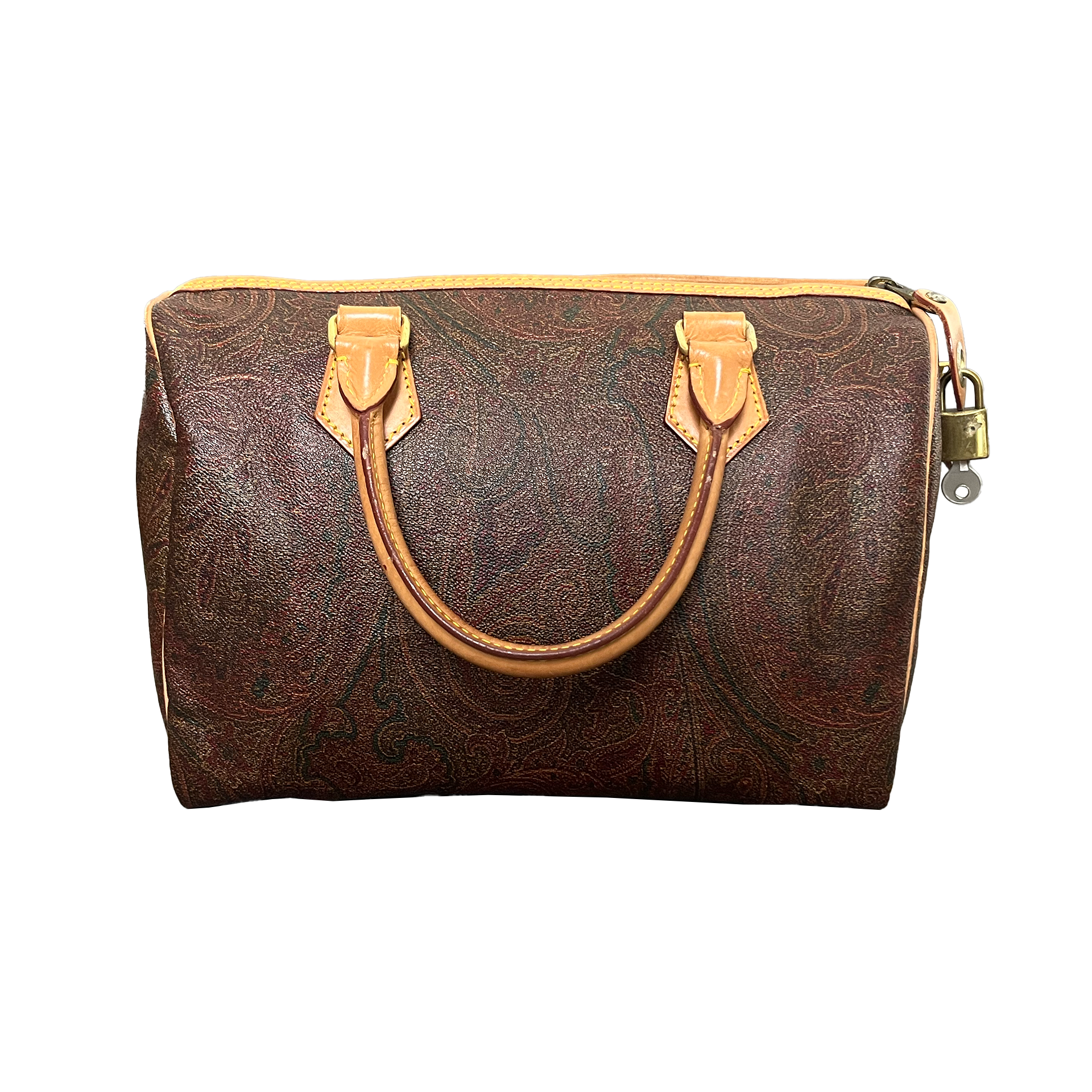 Etro Milano Vintage Paisley 30 Boston Bag