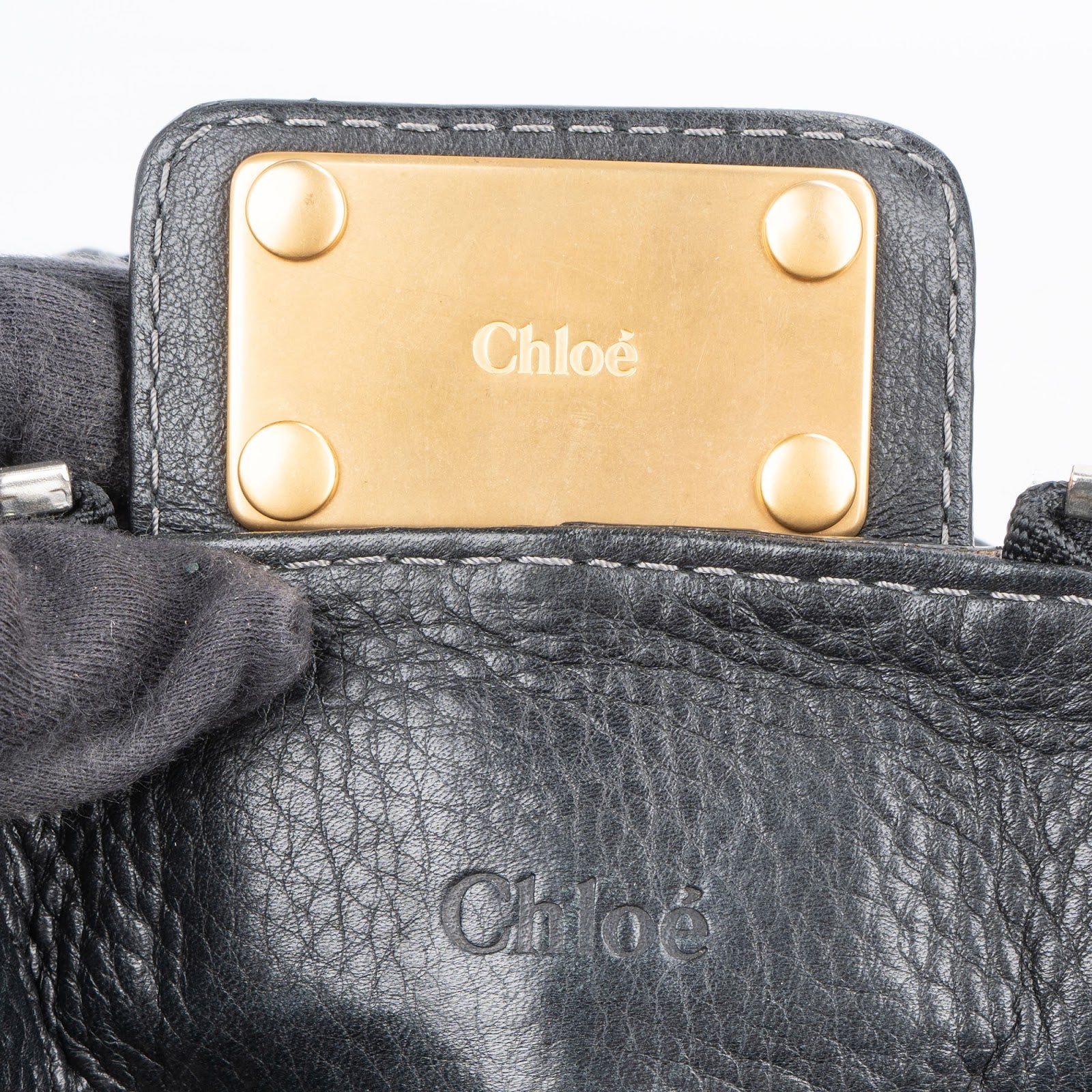 Chloé Leather Paddington Bowling Handbag