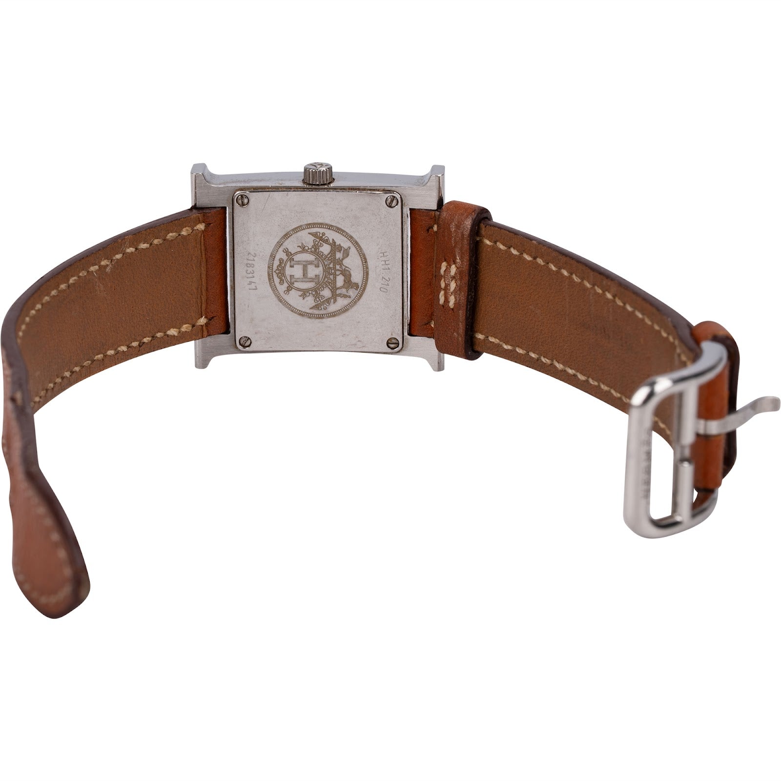 Hermès Silver Tone Heure H HH1.210 Damenuhr