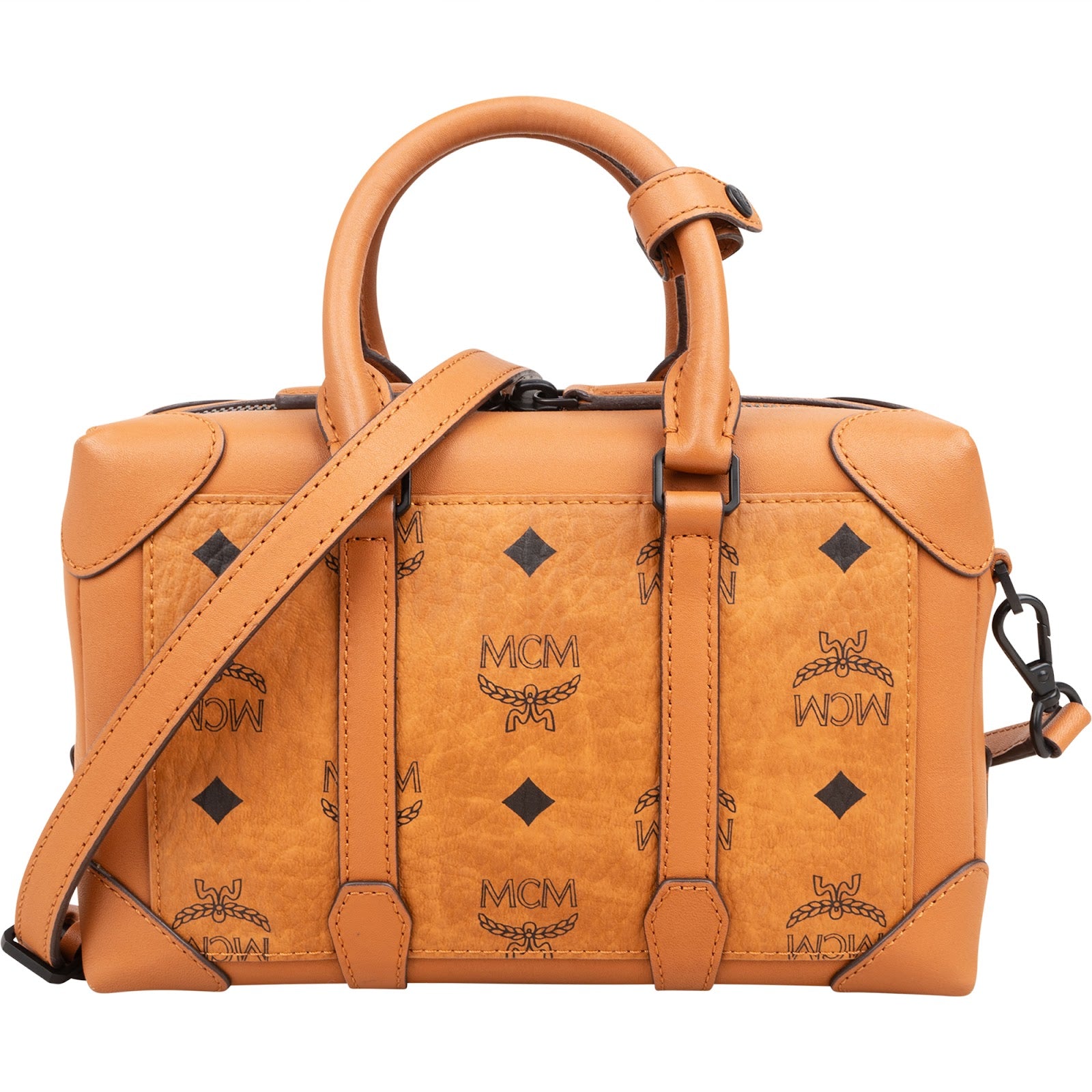 MCM Monogram Visetos Berlin Handbag